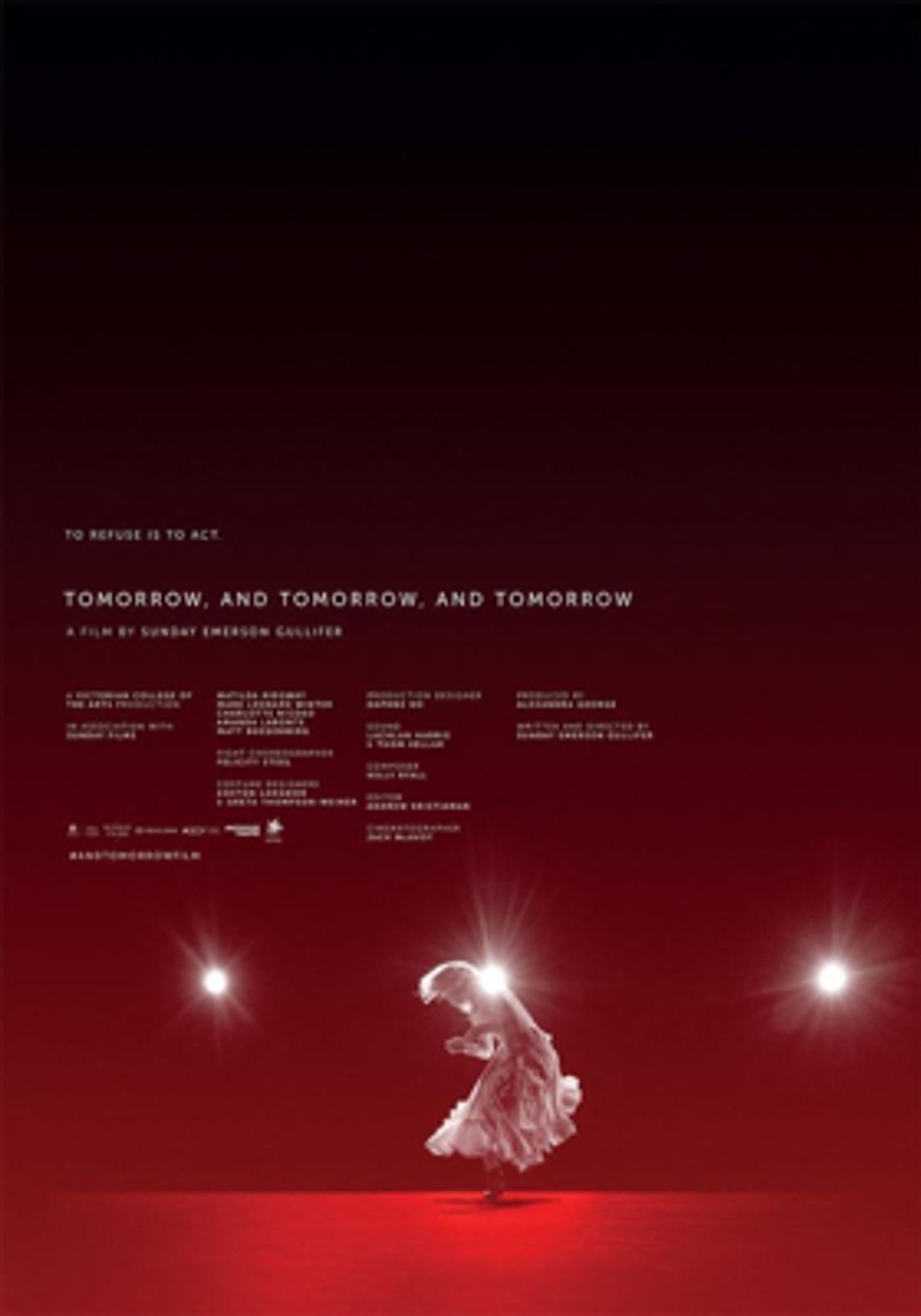 Award-Winning Short Film TOMORROW, AND TOMORROW, AND TOMORROW Calls Time's Up on Mistreatment of Women in the Arts  Image