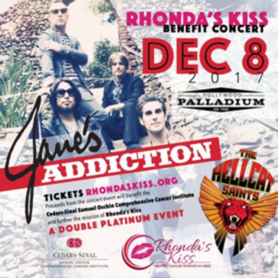 Greg Behrendt To Host And Jane's Addiction To Headline Third Annual Rhonda's Kiss Benefit Concert, Friday 12/8 Image