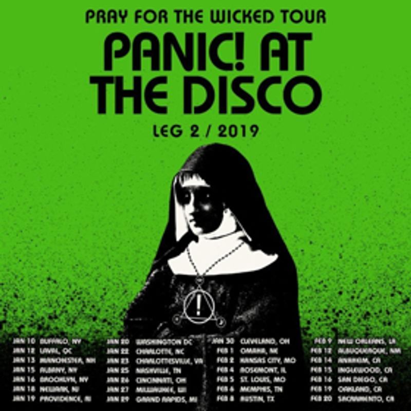 Panic! At The Disco Announce Second Leg Of Pray For The Wicked Tour Including International Dates Image