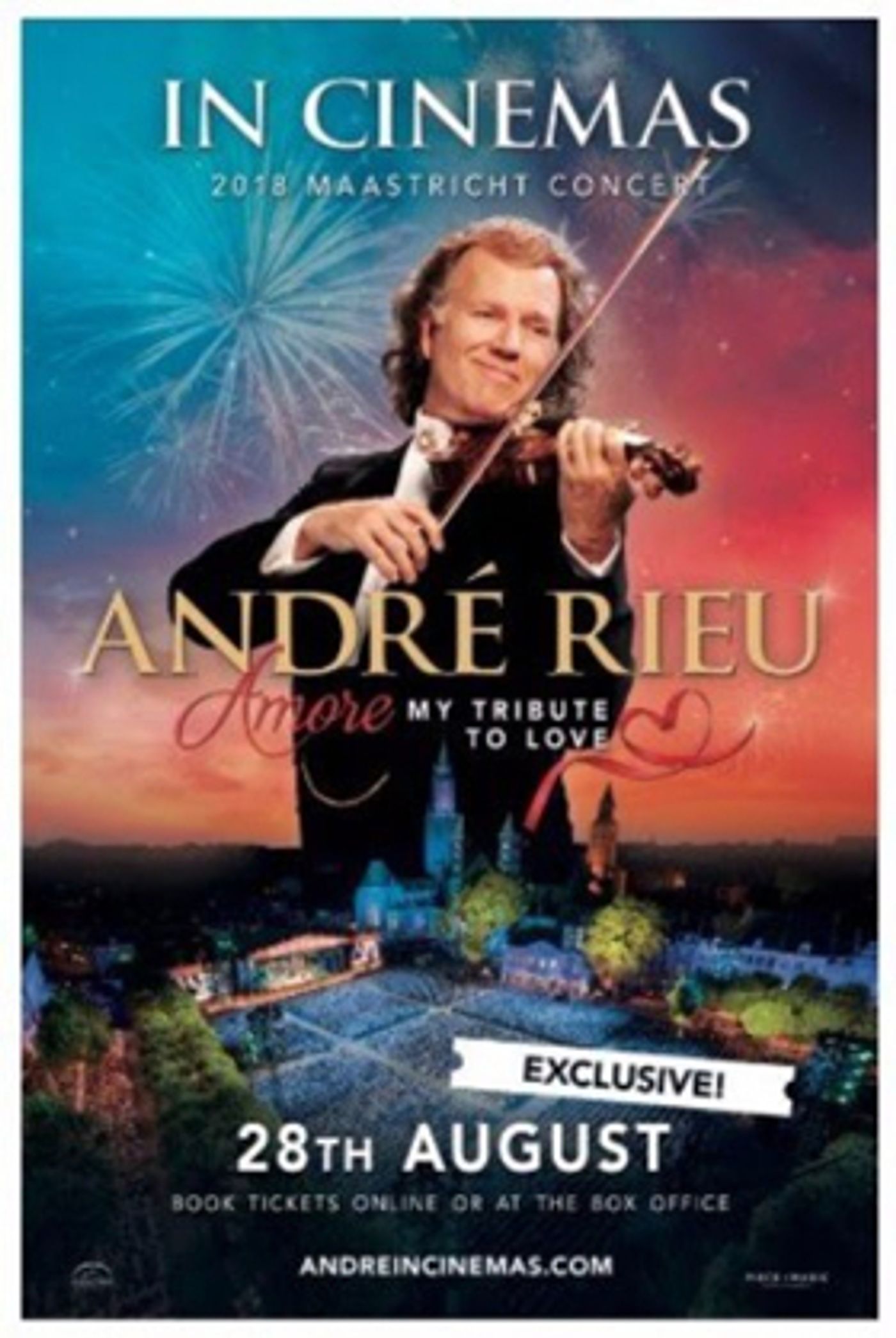 ANDRE RIEU: AMORE, MY TRIBUTE TO LOVE in Select Theaters For One Night Only 8/28  Image
