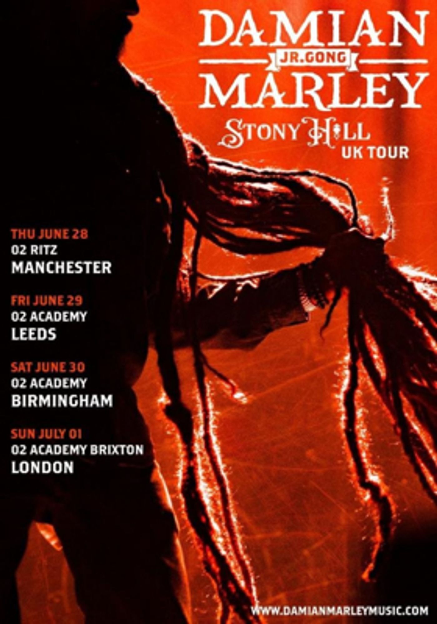 Grammy-Winner Damian 'Jr. Gong' Marley Announces 2018 U.K. Tour  Image