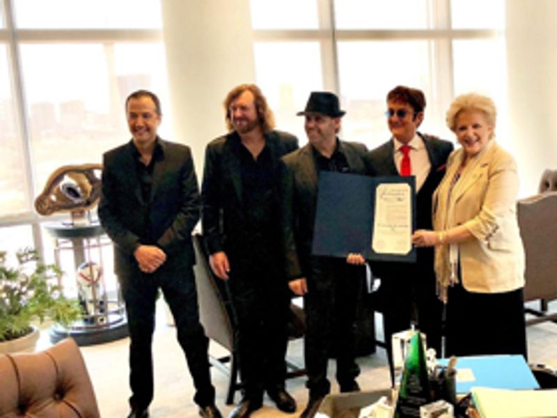 Mayor Goodman Proclaims 'The Australian Bee Gees Show Day' Image