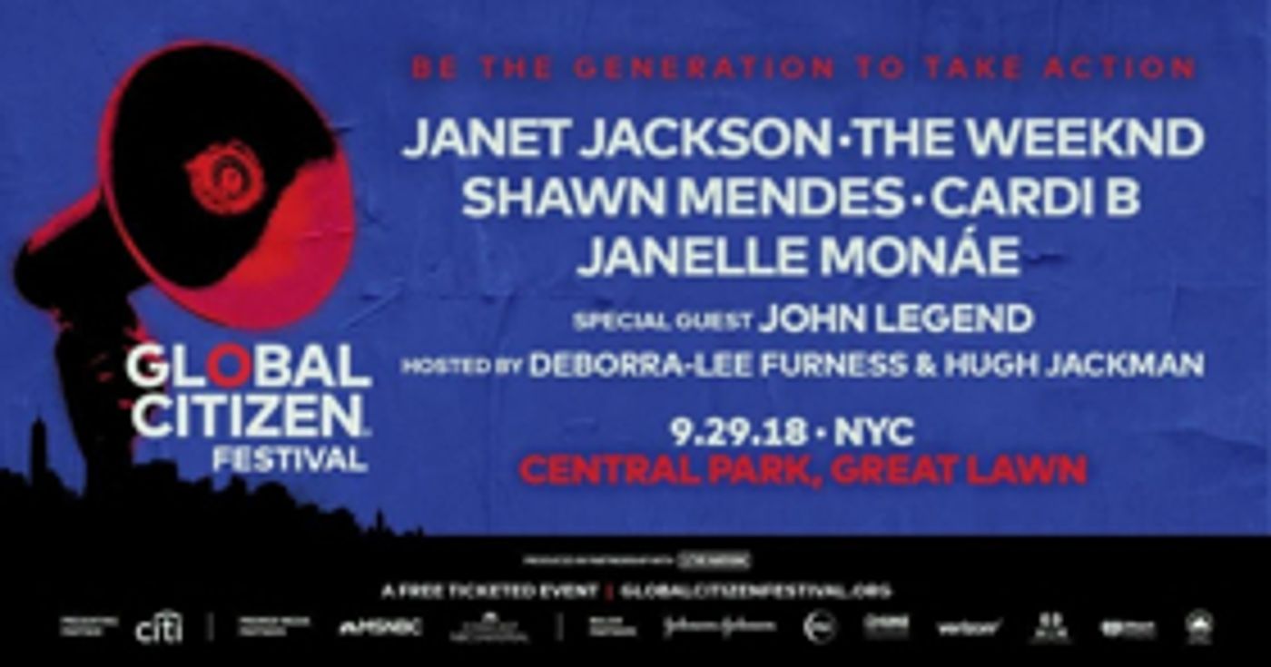Global Citizen Announces Lineup for 2018 Festival, Featuring The Weeknd, Janet Jackson, and More Global Citizen Announces Lineup for 2018 Festival, Featuring The Weeknd, Janet Jackson, and More Image