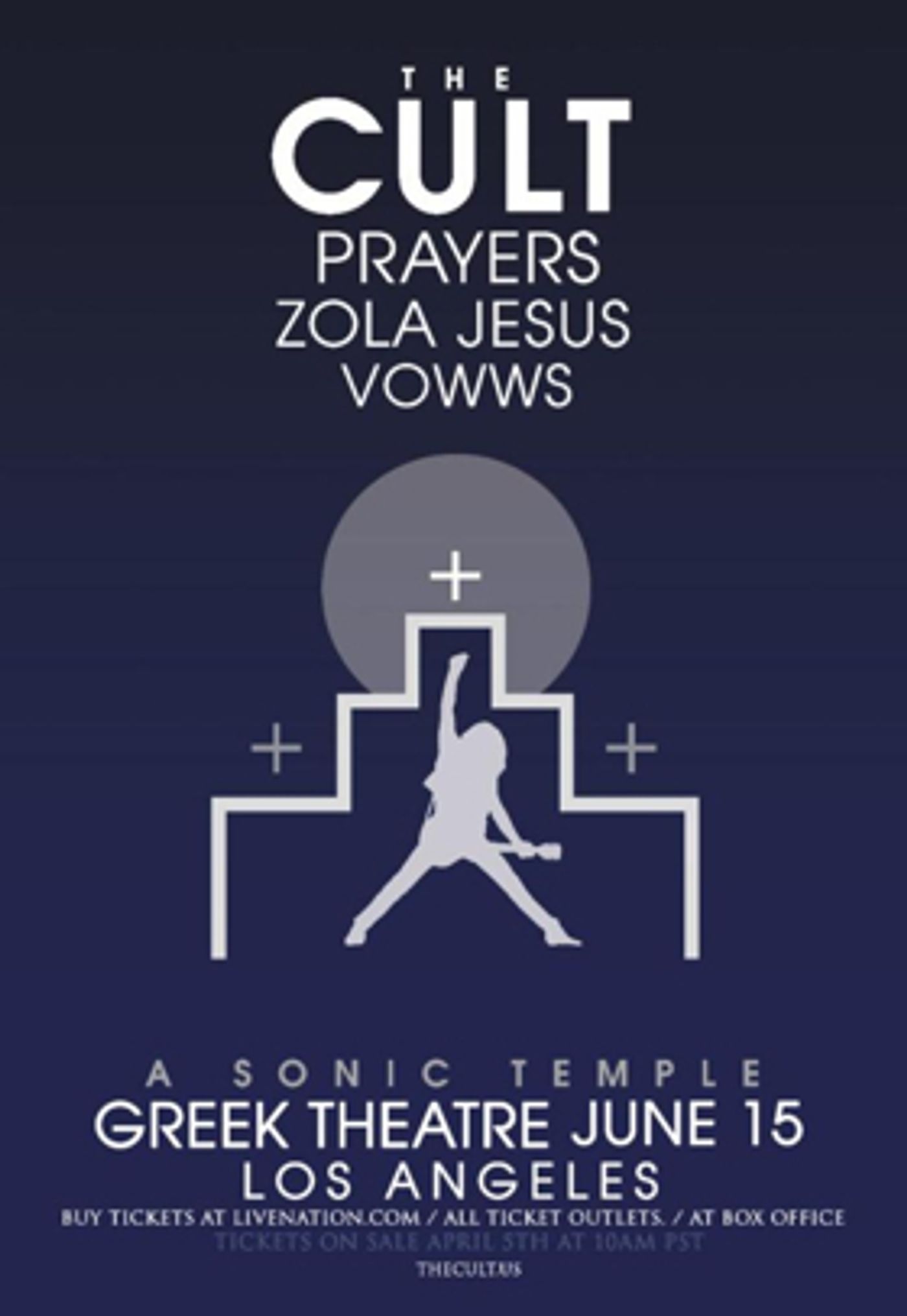 THE CULT Announce 'A Sonic Temple' Special Event at The Greek Theatre THE CULT Announce 'A Sonic Temple' Special Event at The Greek Theatre Image