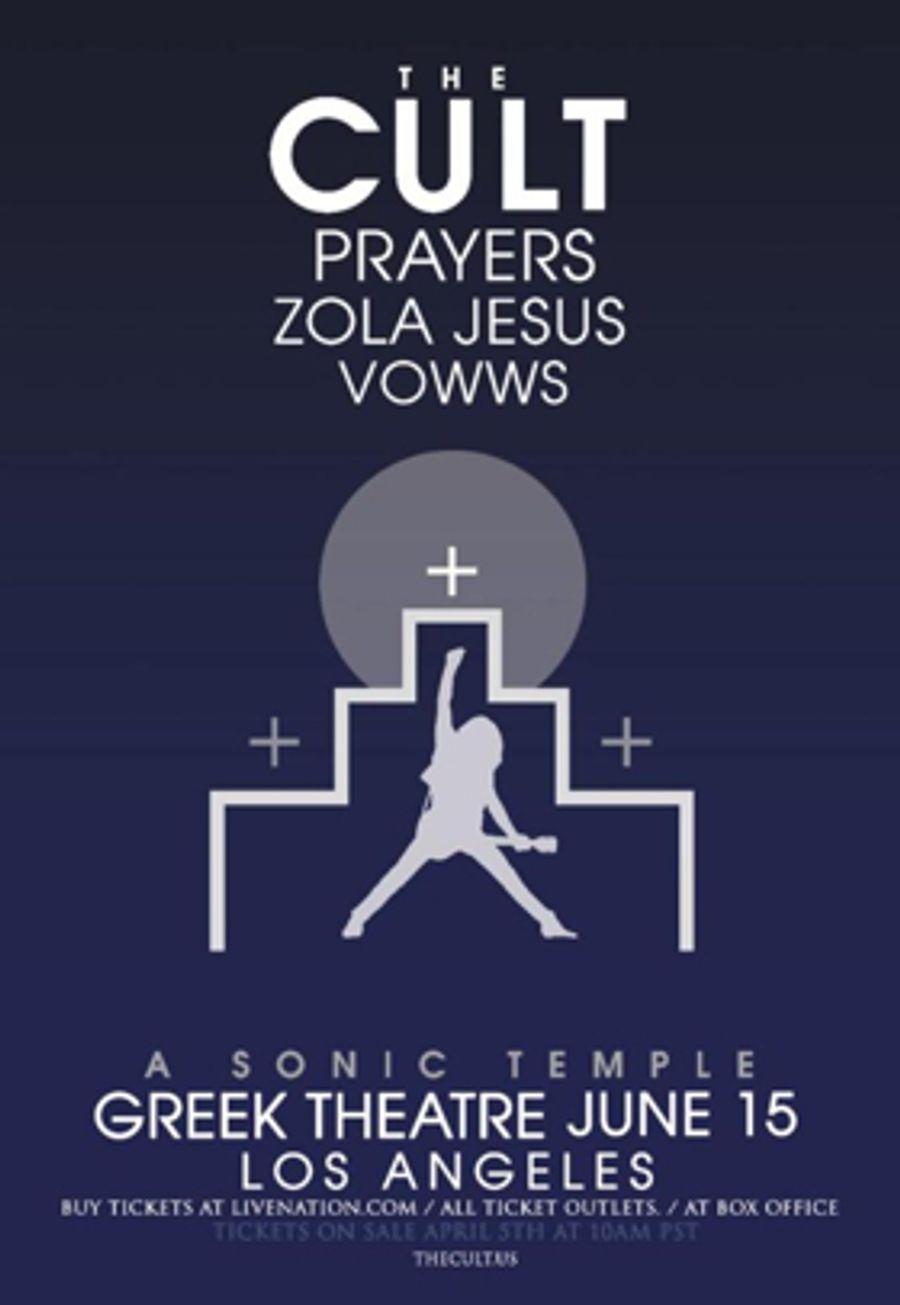 THE CULT Announce 'A Sonic Temple' Special Event at The Greek Theatre Image