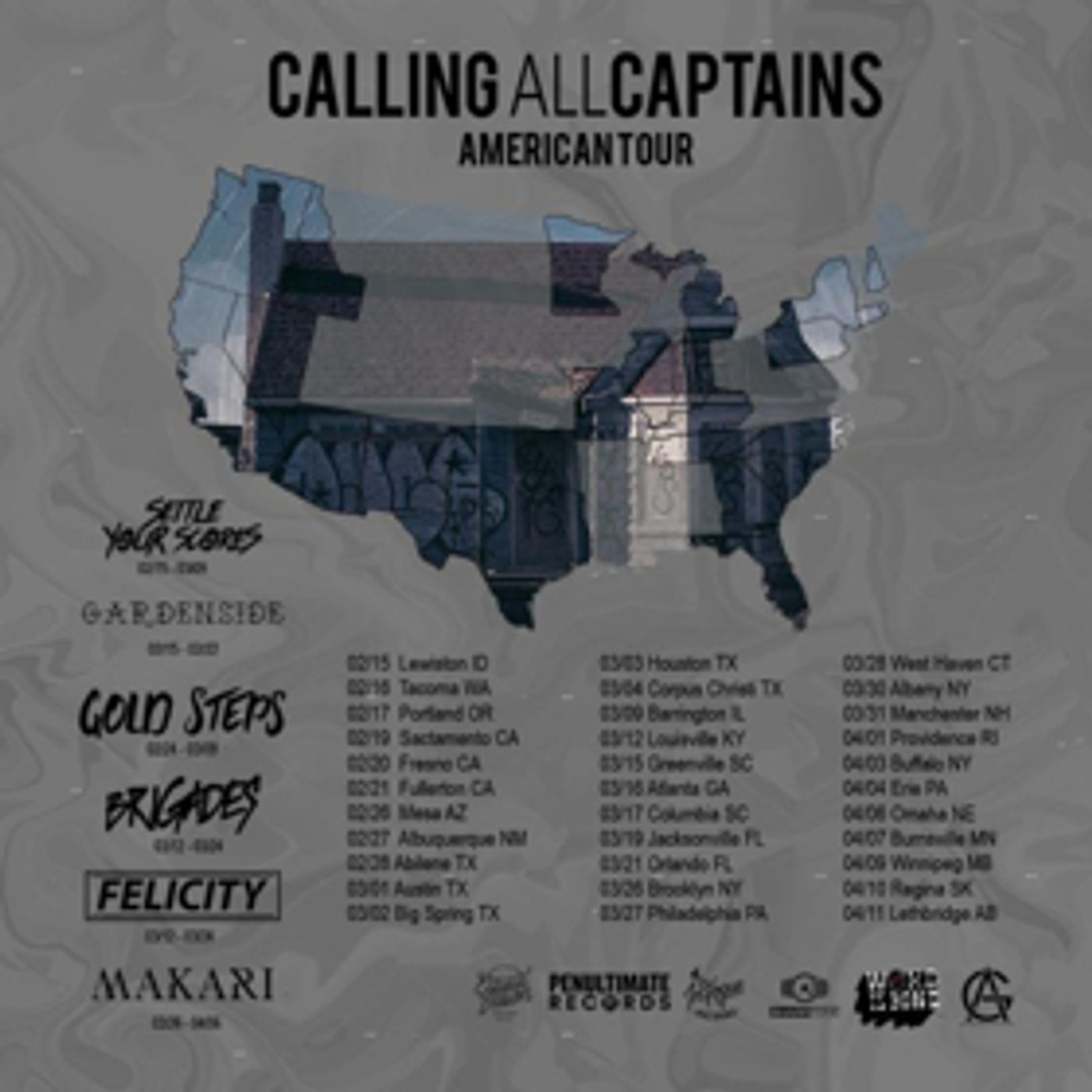 Calling All Captains Announce 2019 US Tour Dates  Image