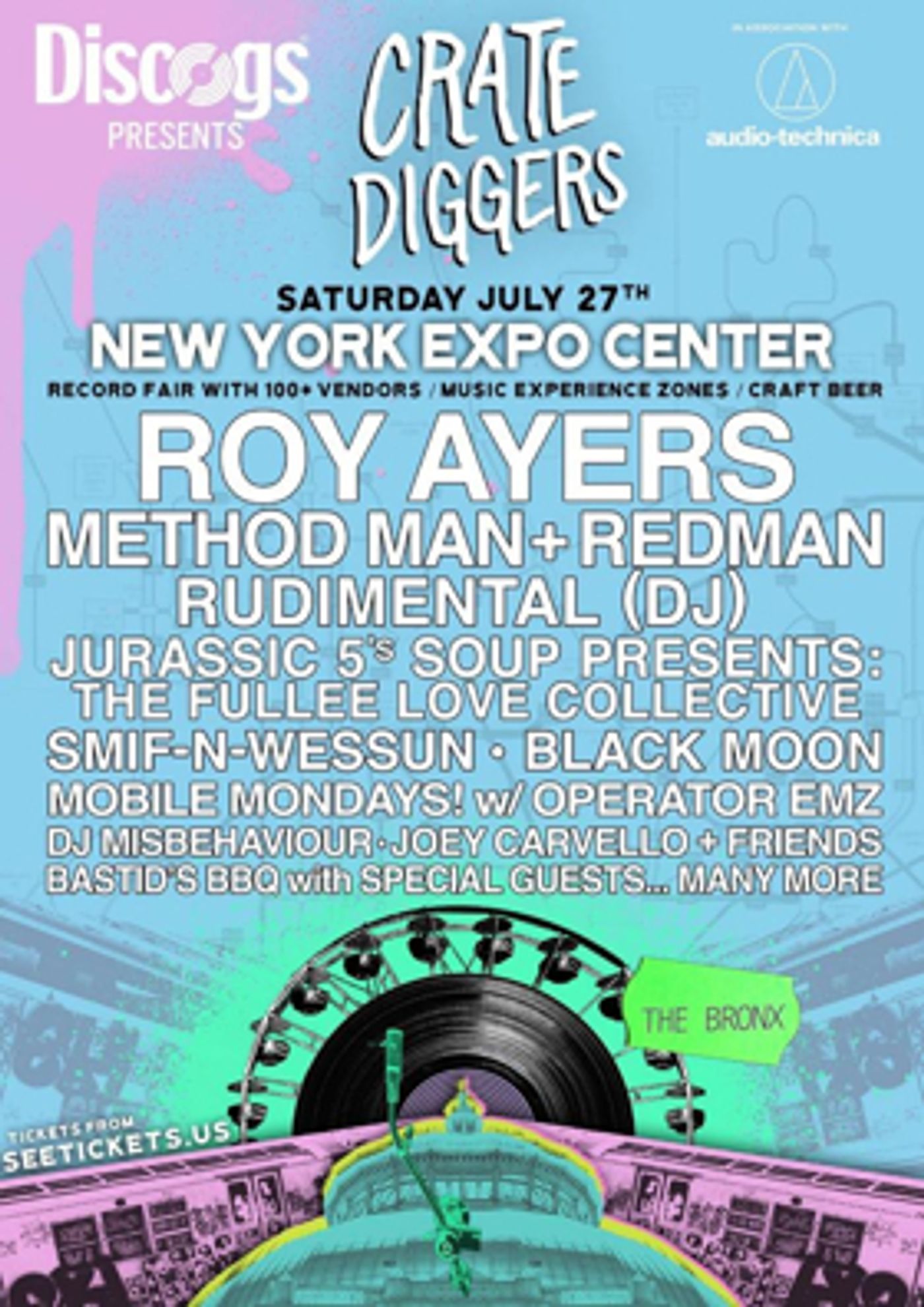 Discogs' Crate Diggers NYC Music and Record Festival Lineup Announced Discogs' Crate Diggers NYC Music and Record Festival Lineup Announced Image