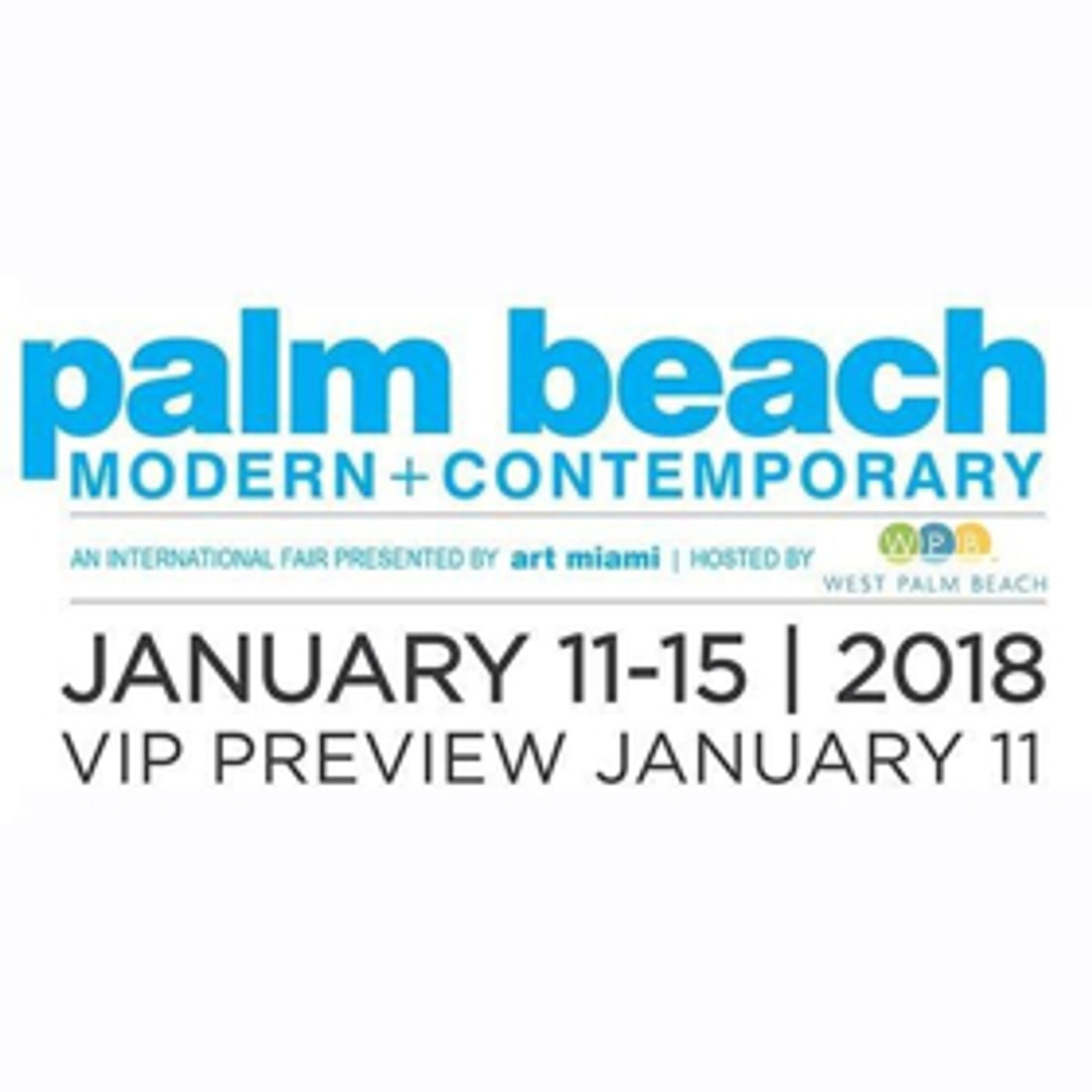 PALM BEACH MODERN + CONTEMPORARY FAIR Returns for Second Edition to Kick Off in 2018  Image