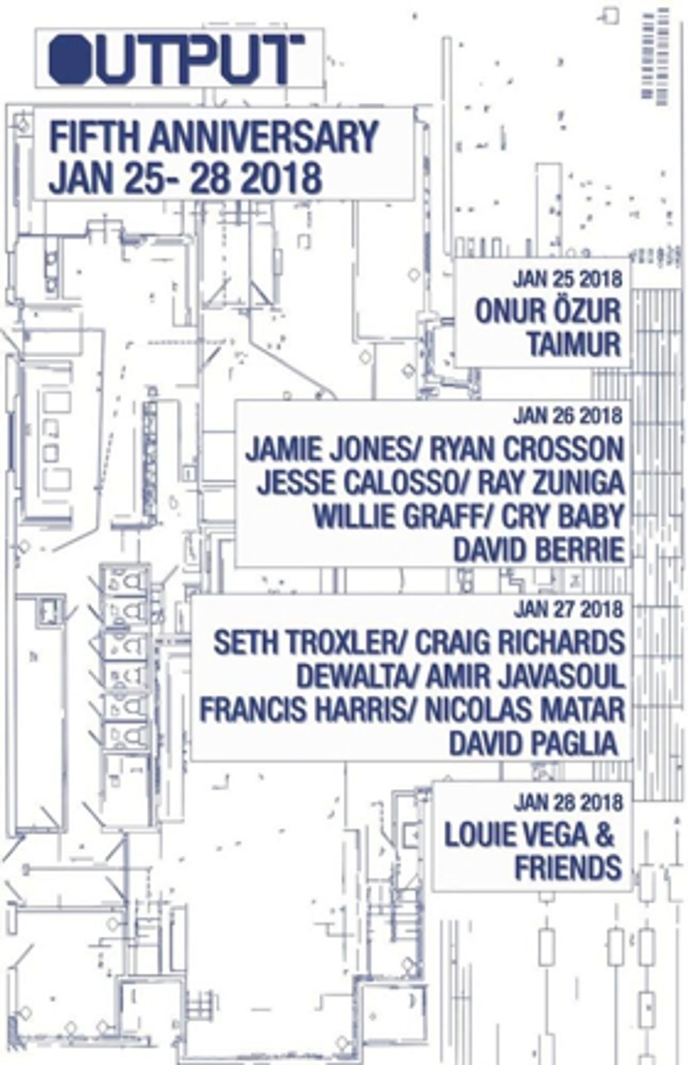 Output Announces Fifth Anniversary Celebration  Image