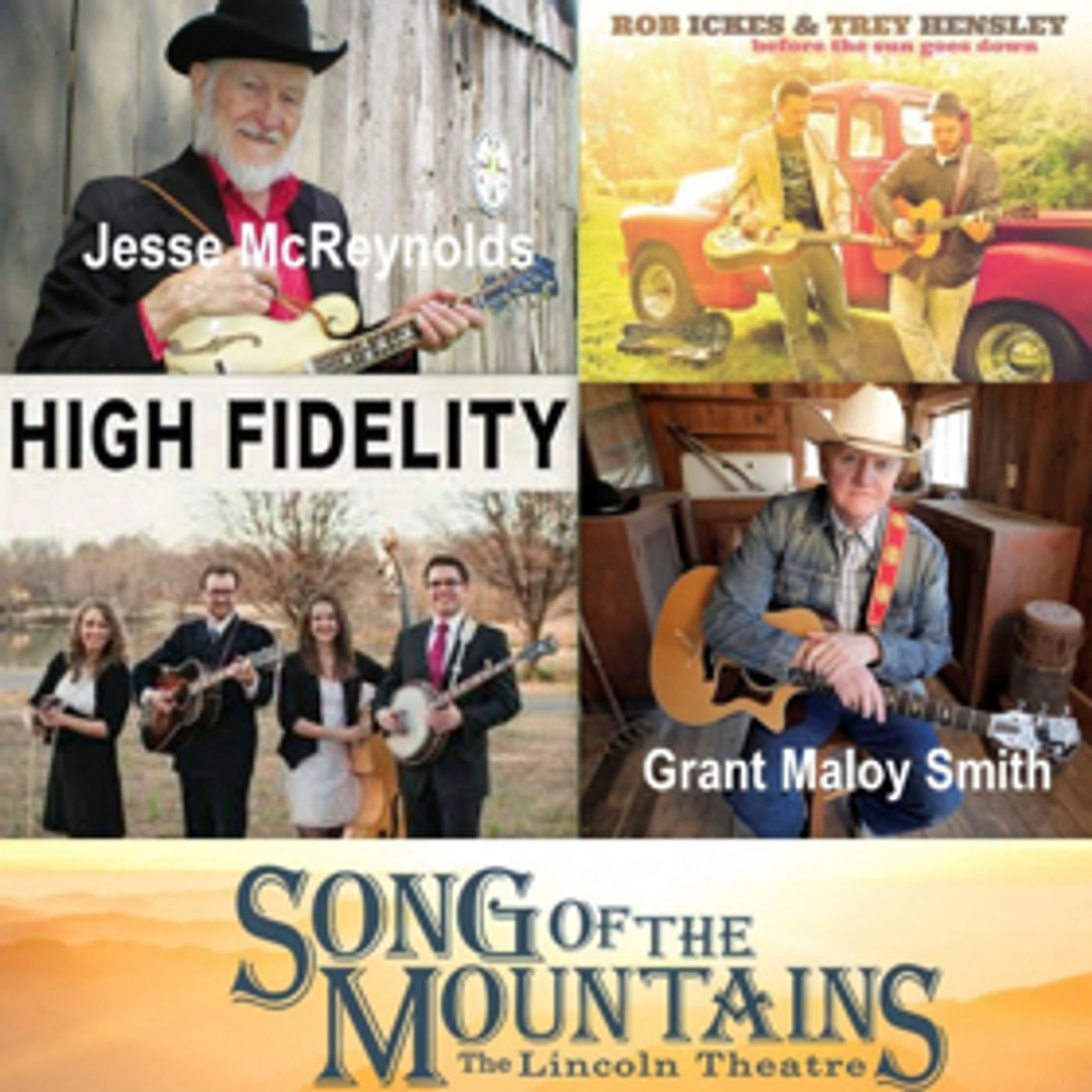 Jesse McReynolds, Rob Ickes & Trey Hensley to Headline SONG OF THE MOUNTAINS April 14  Image