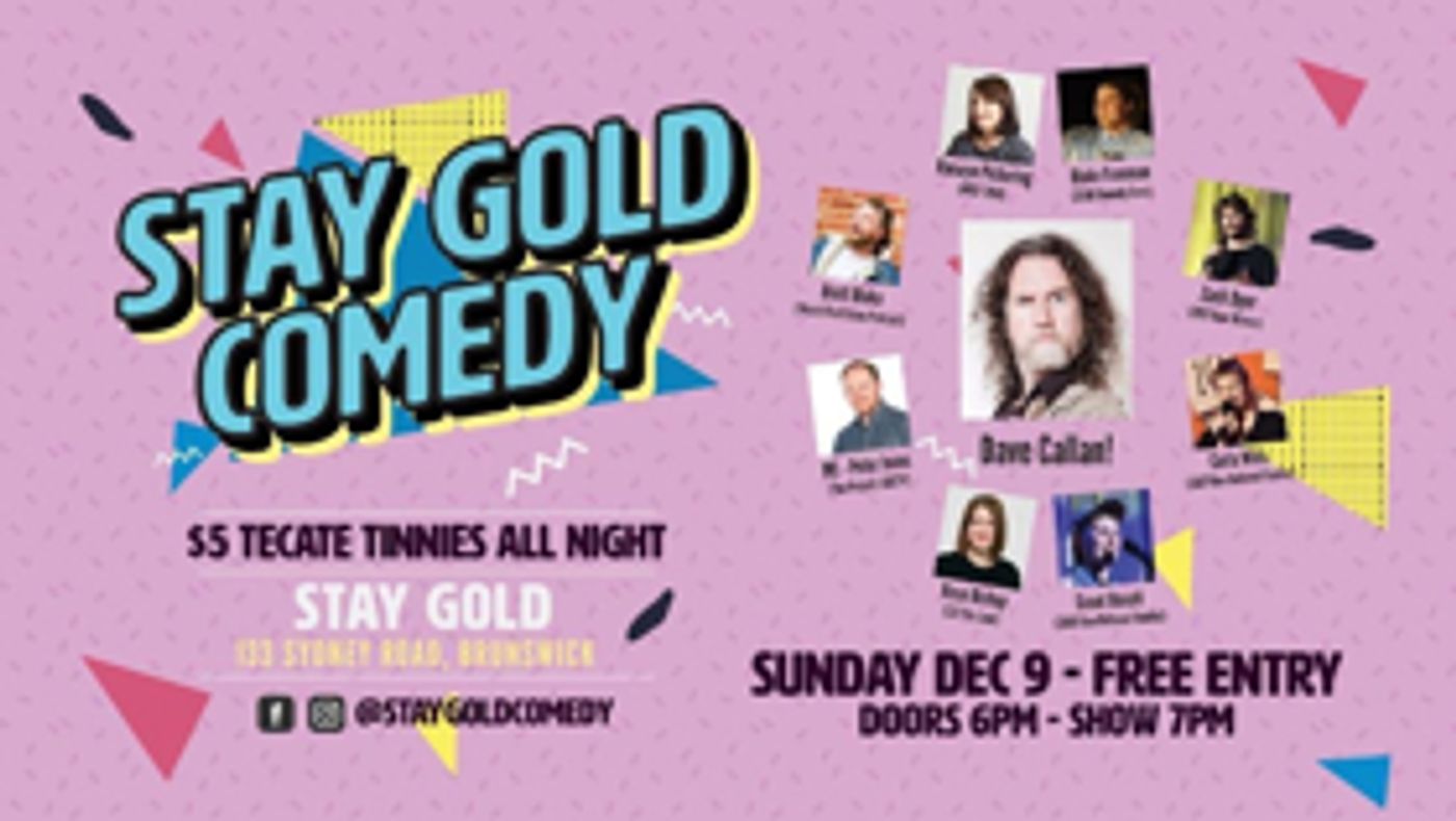 Stay Gold Comedy Comes to Brunswick Stay Gold Comedy Comes to Brunswick Image