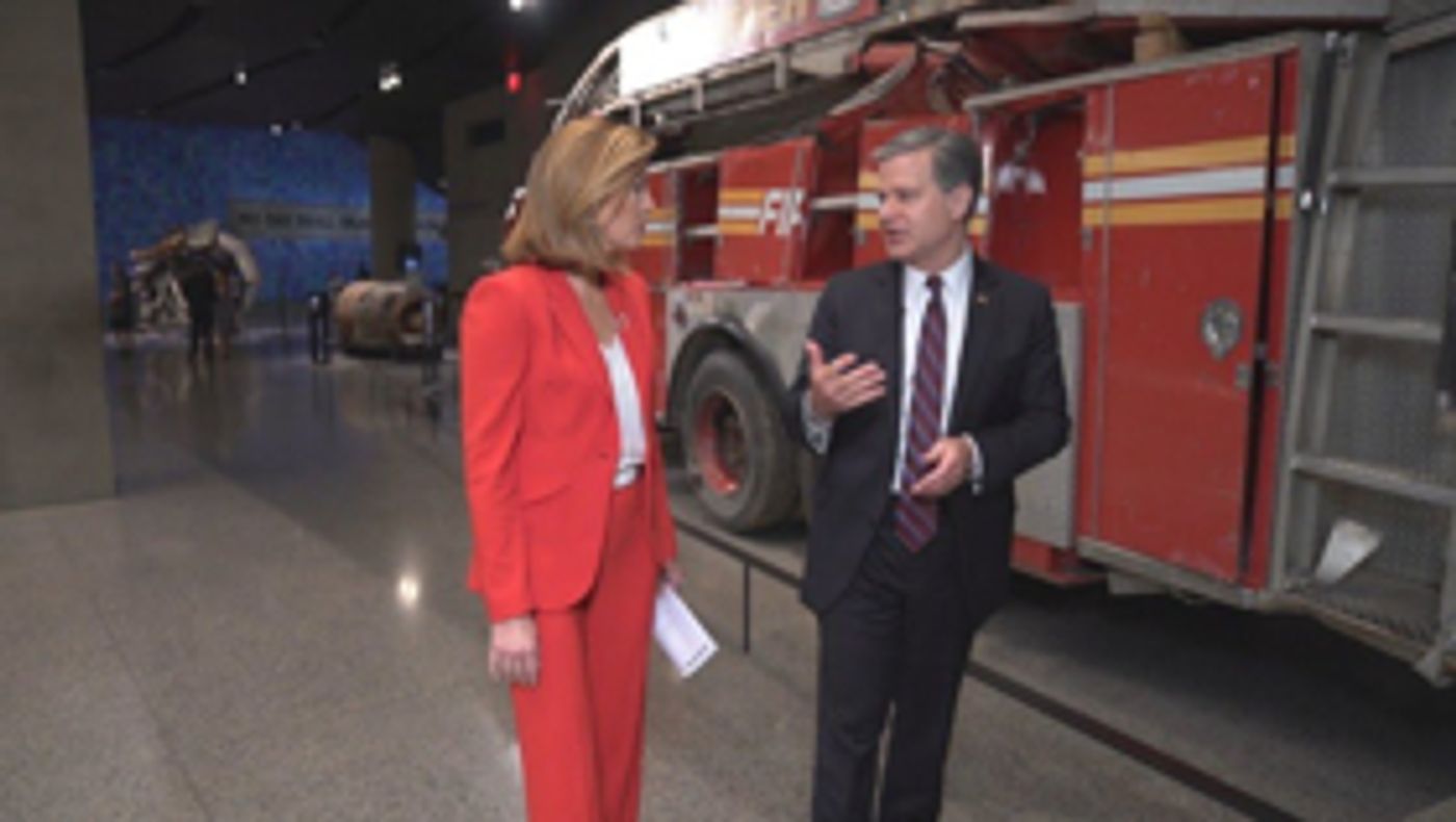 Norah O'Donnell Sits with FBI Director Christopher Wray on CBS THIS MORNING  Image