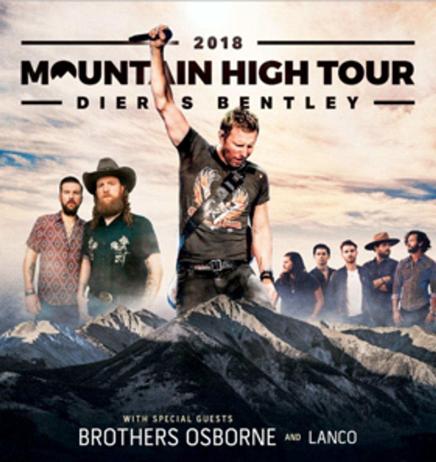 Dierks Bentley To Play The Hollywood Bowl with Brothers Osborne and LANCO Dierks Bentley To Play The Hollywood Bowl with Brothers Osborne and LANCO Image