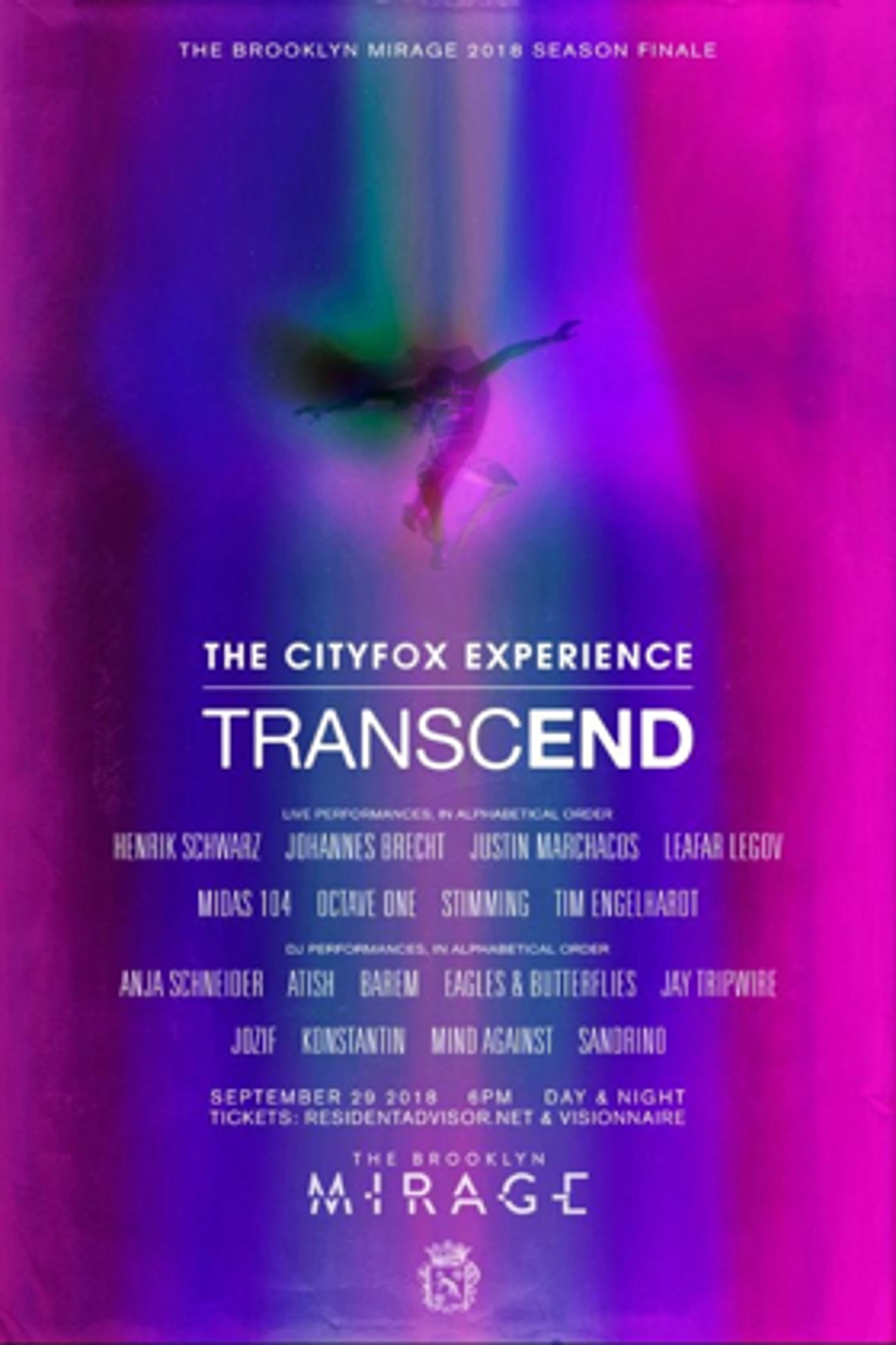 The Brooklyn Mirage Closes 2018 Season With 'The Cityfox Experience: Transcend' The Brooklyn Mirage Closes 2018 Season With 'The Cityfox Experience: Transcend' Image