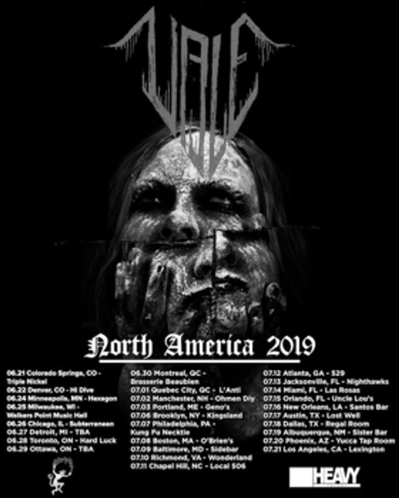 Vale Announces North American Tour Dates Vale Announces North American Tour Dates Image