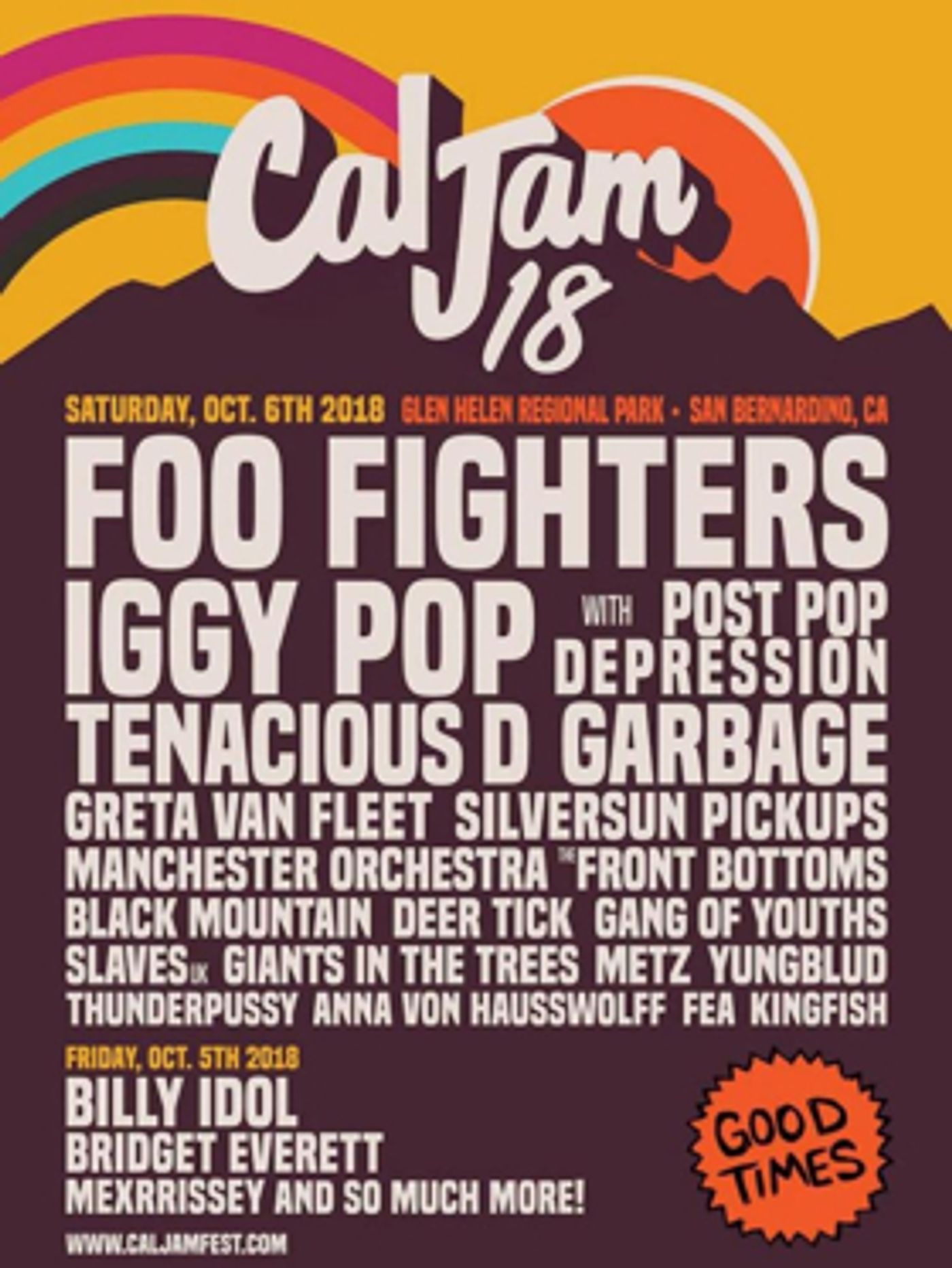Foo Fighters' Cal Jam 18 Announces Pop-Up Event at Hollywood Palladium Foo Fighters' Cal Jam 18 Announces Pop-Up Event at Hollywood Palladium Image