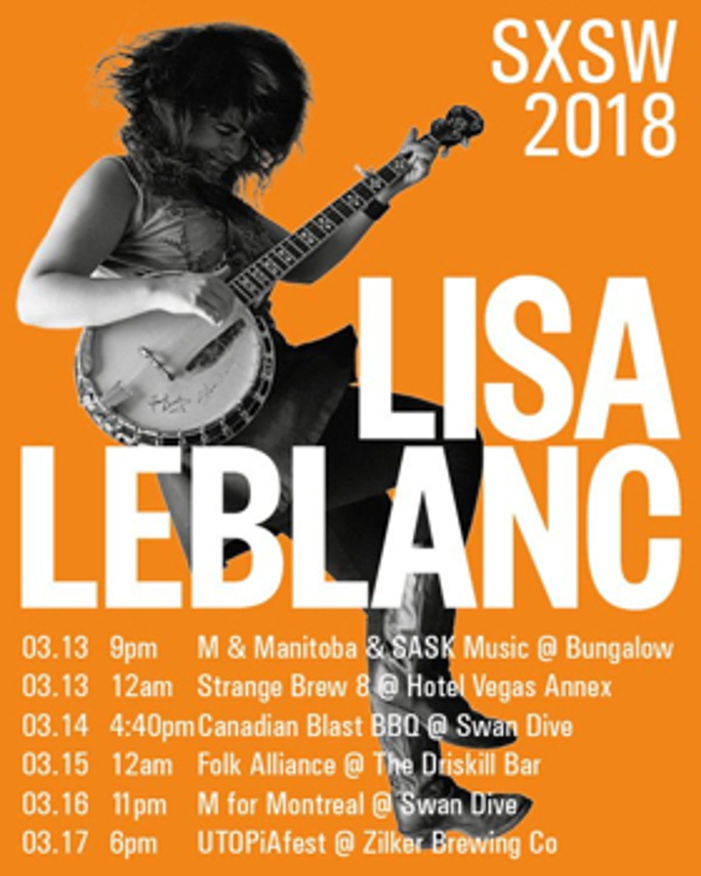 Canadian Trash Folk Queen Lisa LeBlanc US + SXSW Tour Kicks Off Today Canadian Trash Folk Queen Lisa LeBlanc US + SXSW Tour Kicks Off Today Image