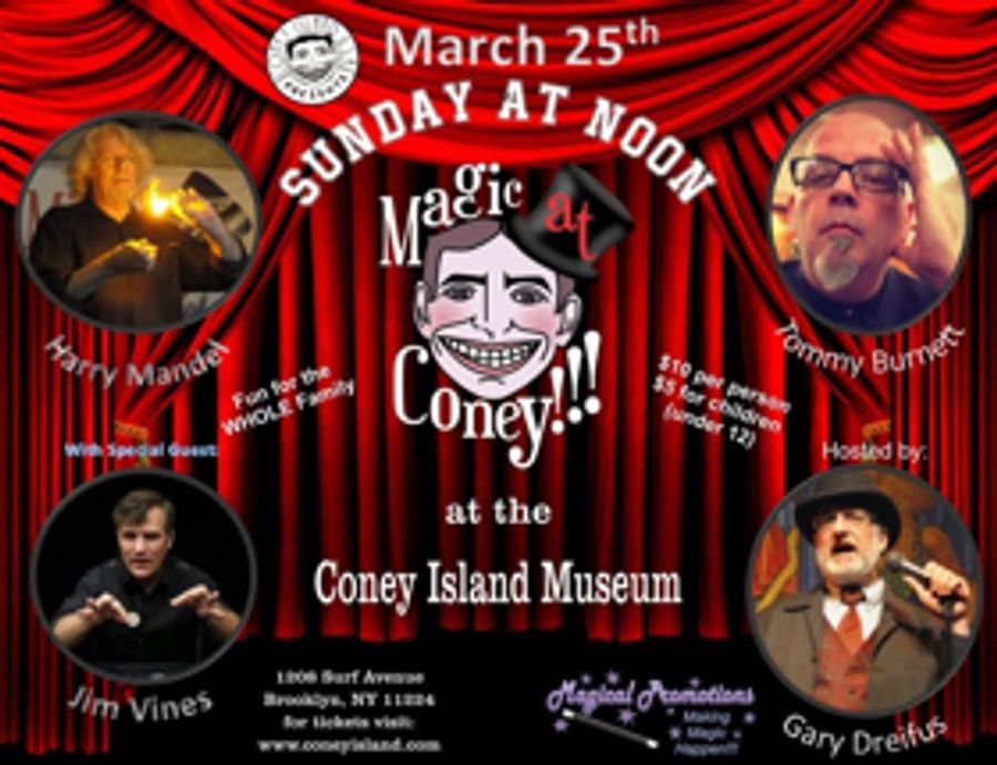 MAGIC AT CONEY Comes to Coney Island Museum Image