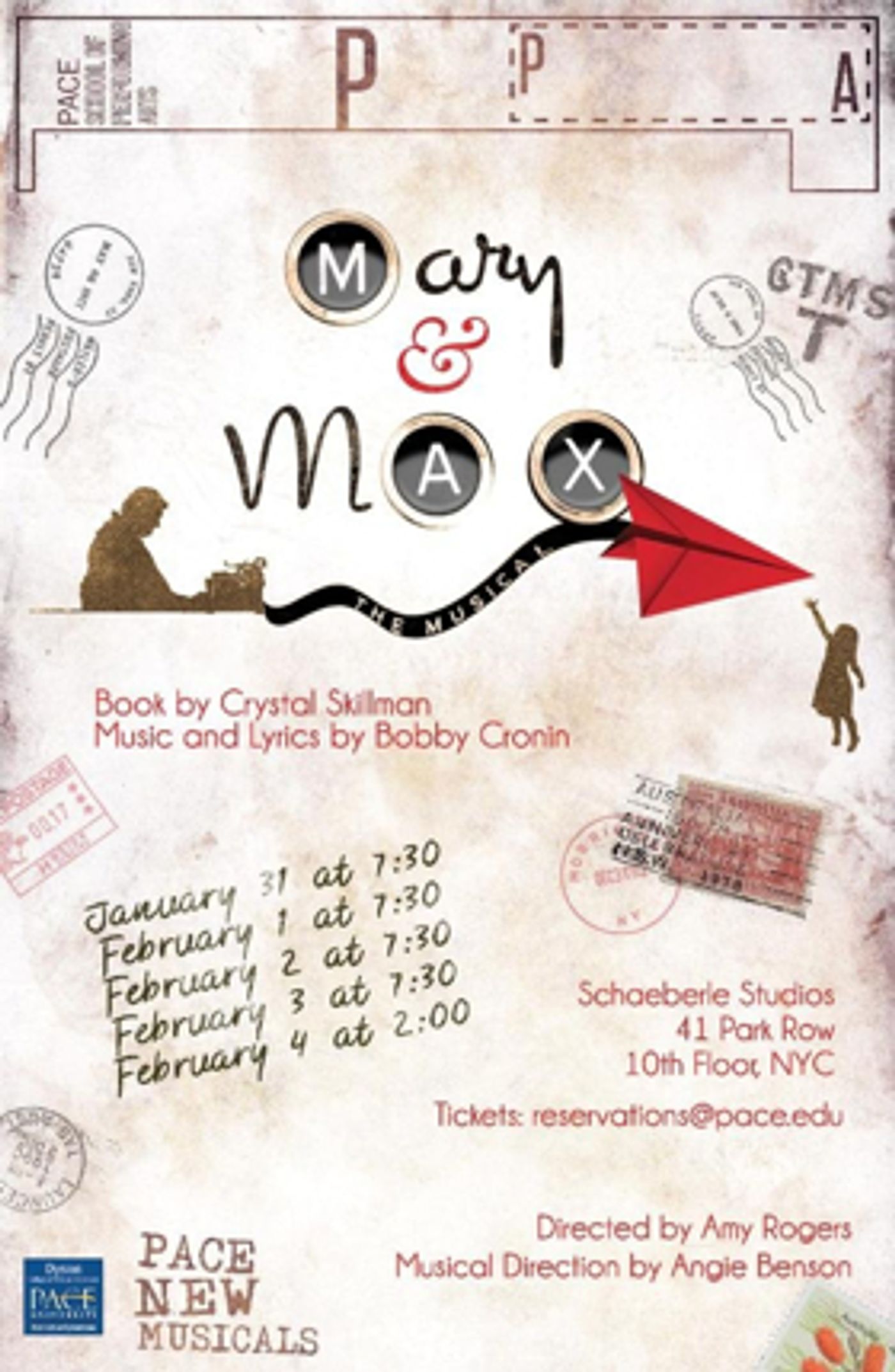 MARY & MAX Selected for Pace New Musicals  Image