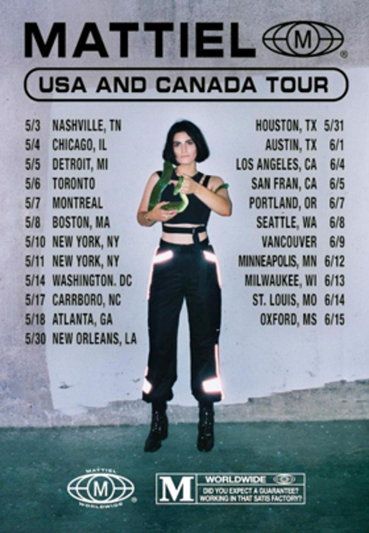 Mattiel Announces North American Tour Mattiel Announces North American Tour Image