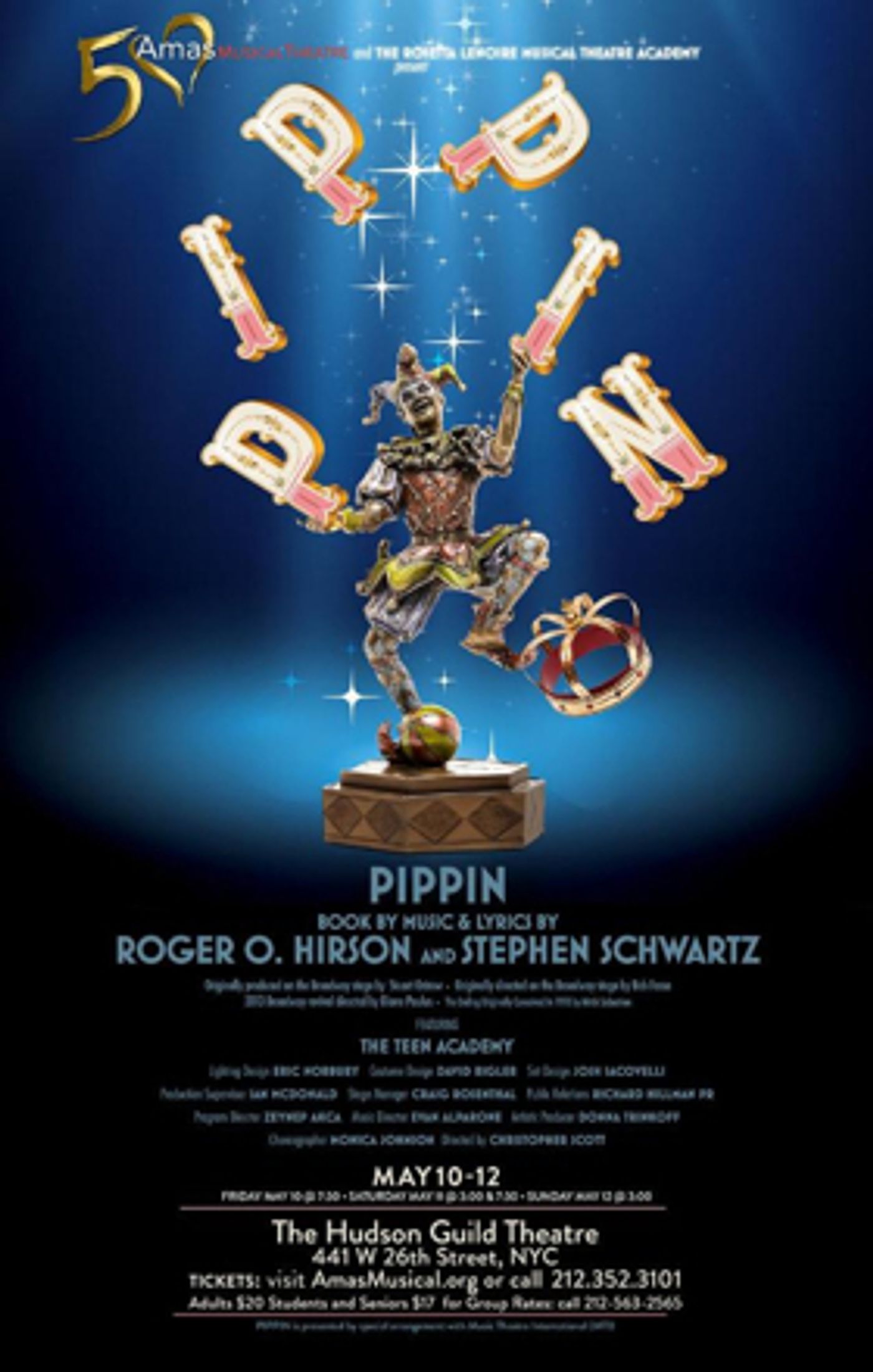 Amas's Rosetta Lenoire Musical Theatre Academy To Stage PIPPIN  Image