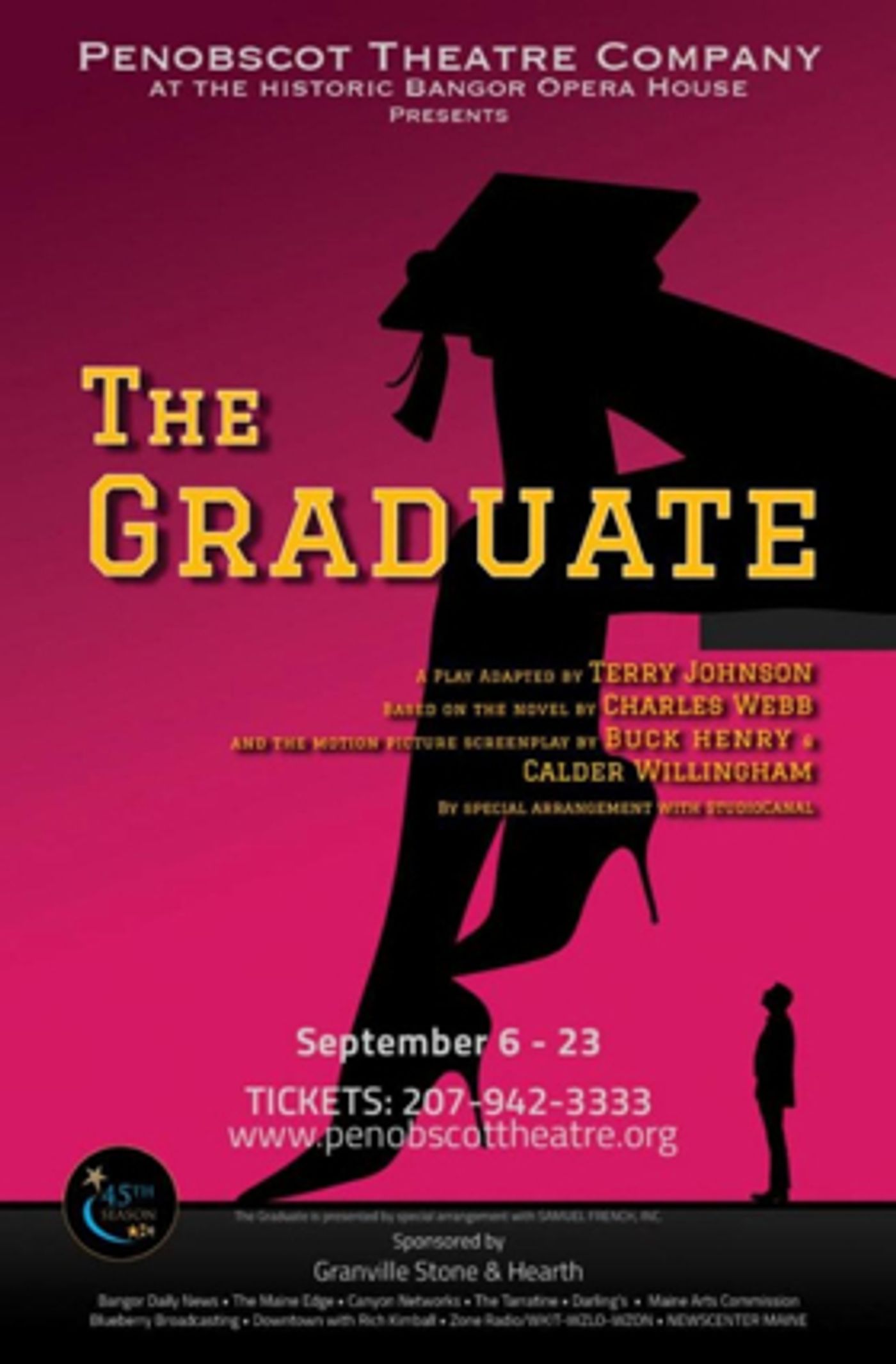 Penobscot Theatre Co Opens Season with THE GRADUATE  Image