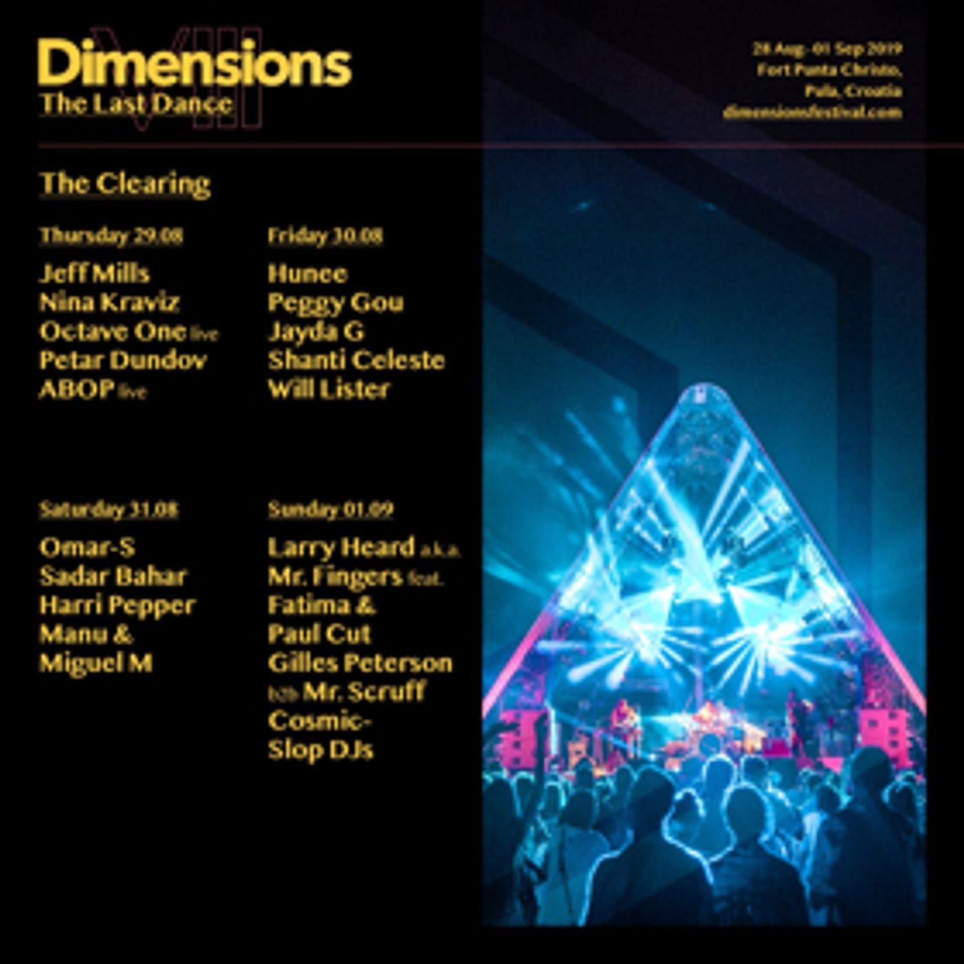 Dimensions Festival Announce Stage Splits for 2019 Edition  Image