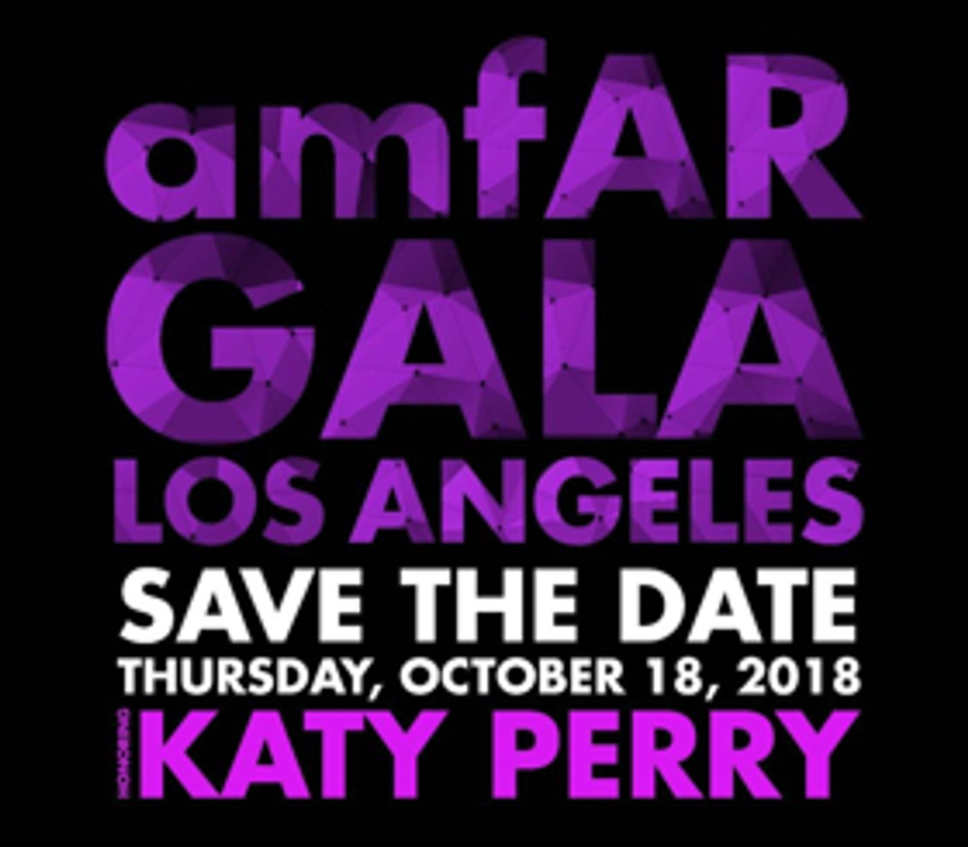 Katy Perry To Be Honored at the 2018 amfAR Gala Katy Perry To Be Honored at the 2018 amfAR Gala Image