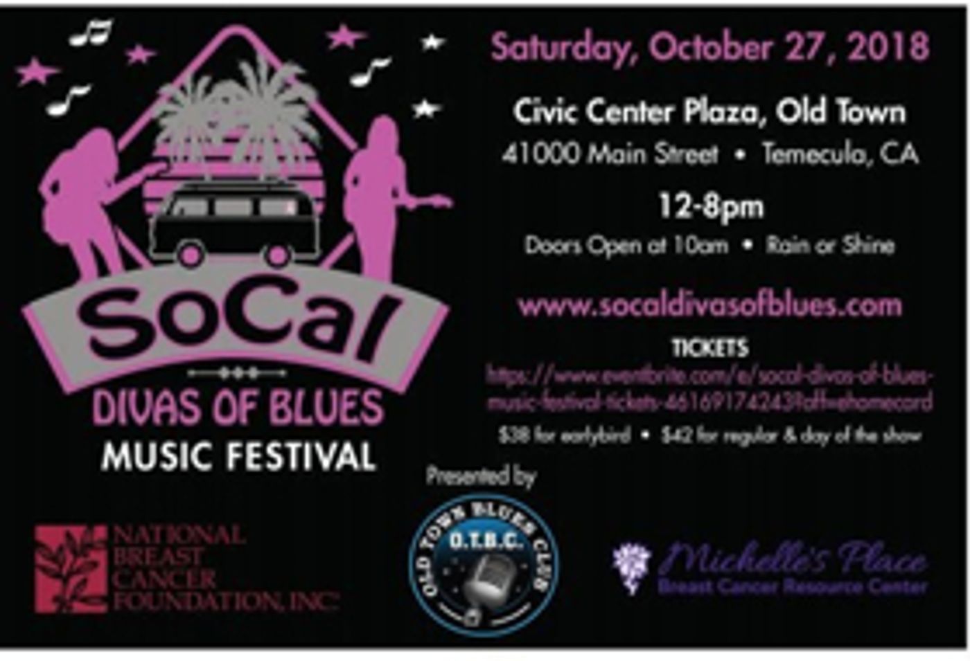 SoCal Divas Of Blues Festival to Benefit National Breast Cancer Foundation  Image