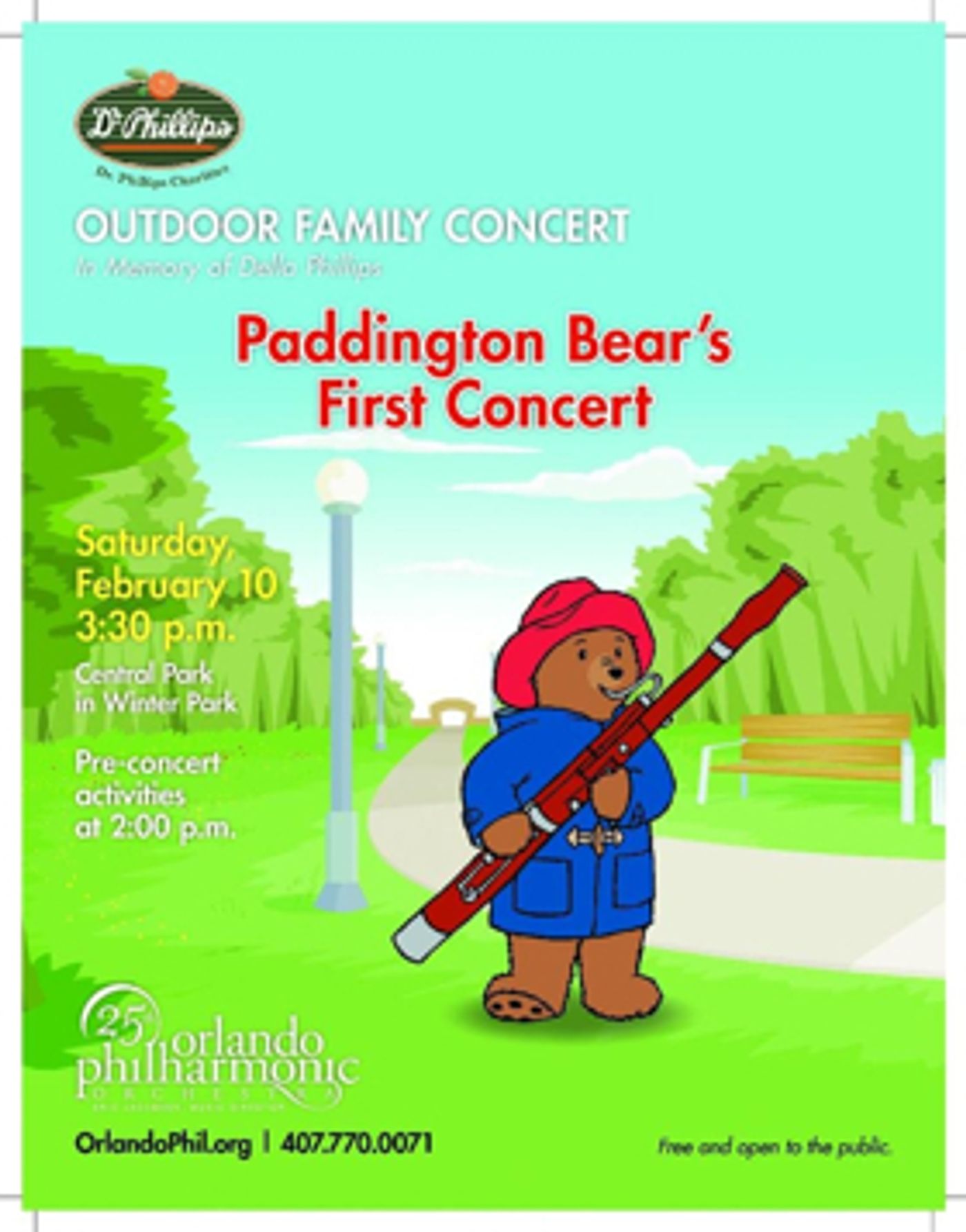 Dr. Phillips Charities Presents Free Outdoor Family Concert Dr. Phillips Charities Presents Free Outdoor Family Concert Image