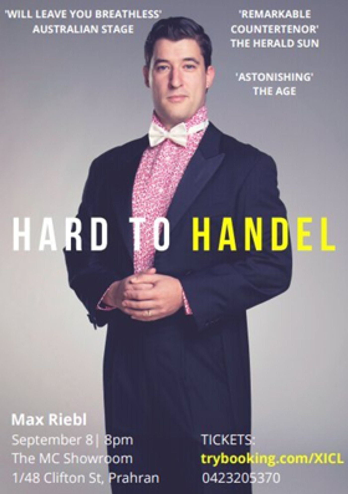 Max Riebl Brings Hard to Handel to The MC Showroom  Image