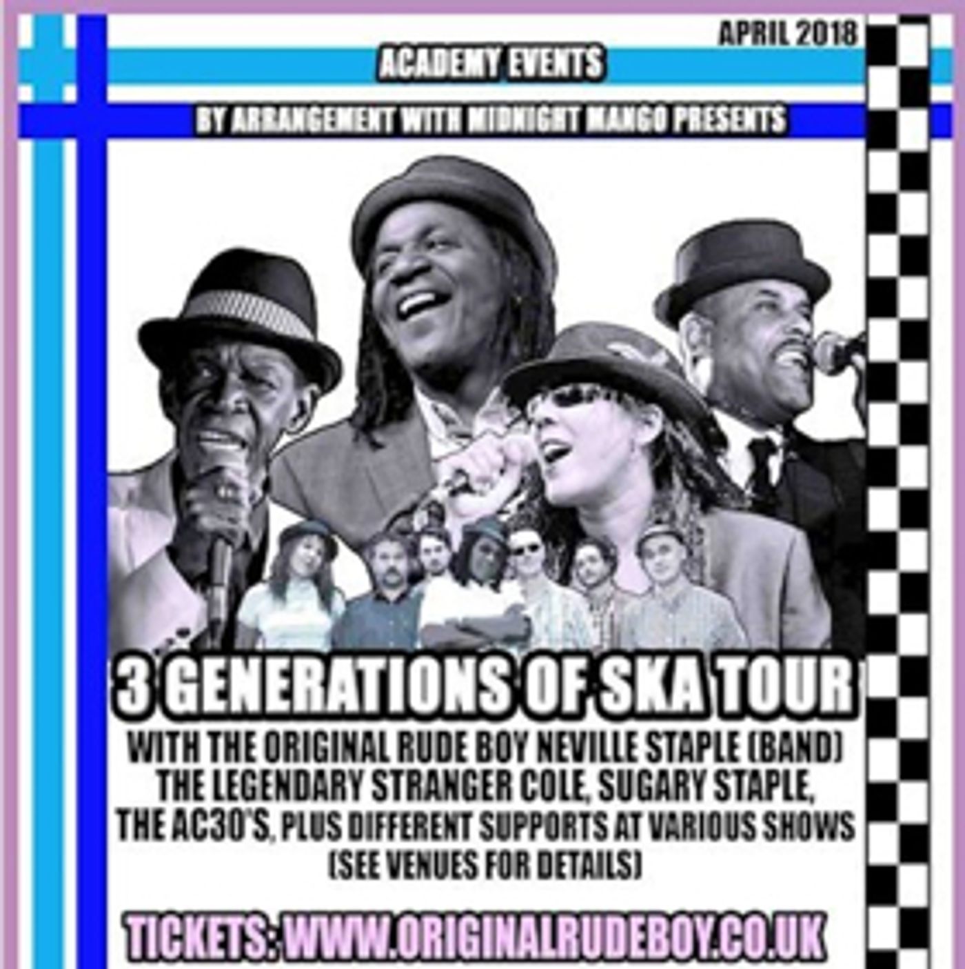 The Neville Staple Band Will Kick Off Three Generations of Ska Tour Tonight! The Neville Staple Band Will Kick Off Three Generations of Ska Tour Tonight! Image