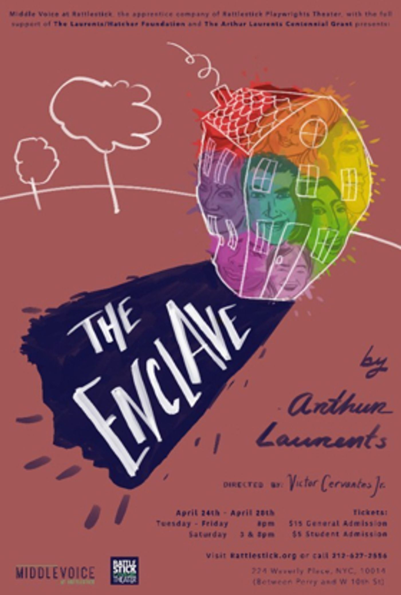 Middle Voice at Rattlestick Presents Arthur Laurents's THE ENCLAVE  Image