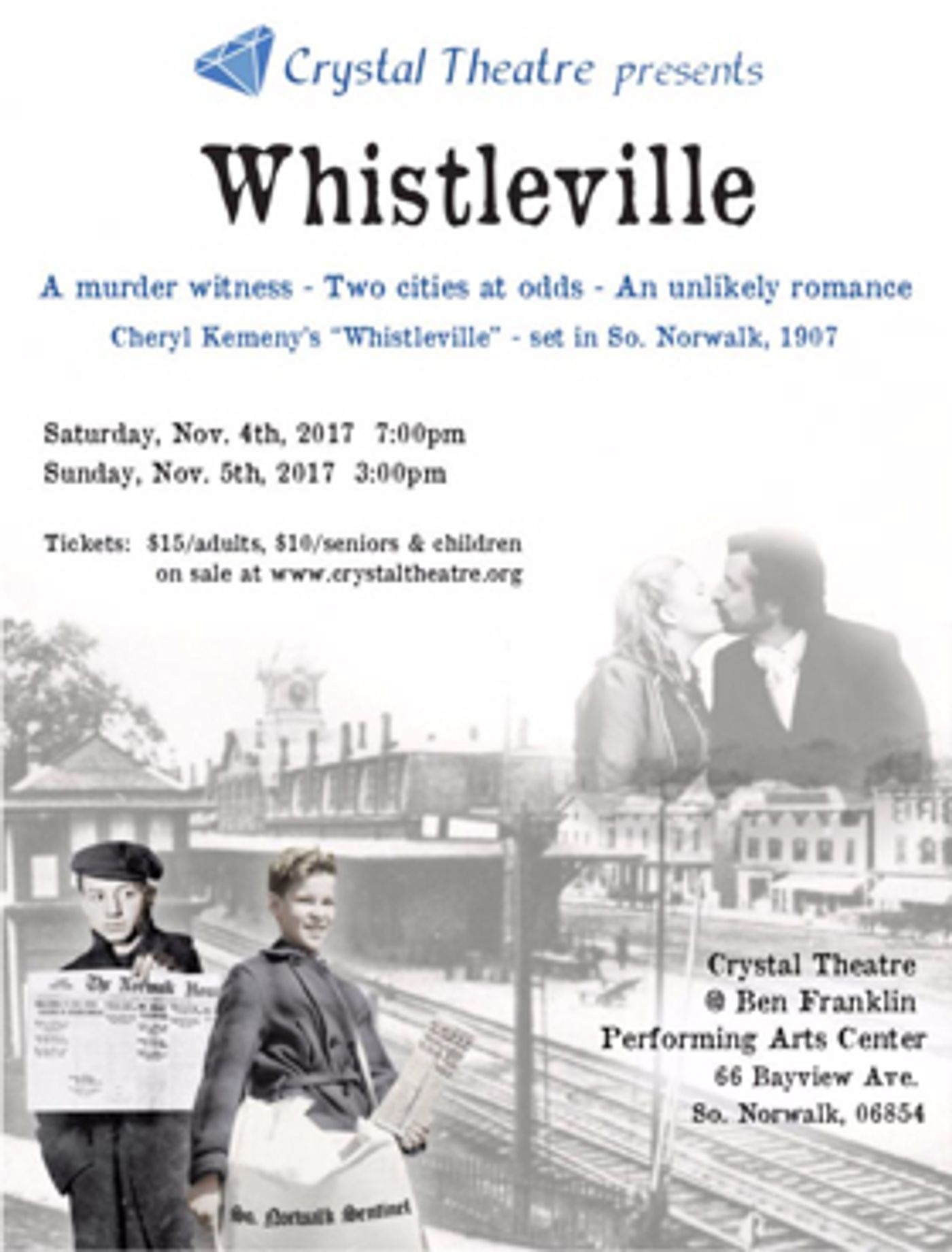 Crystal Theatre to Present WHISTLEVILLE this Weekend Crystal Theatre to Present WHISTLEVILLE this Weekend Image