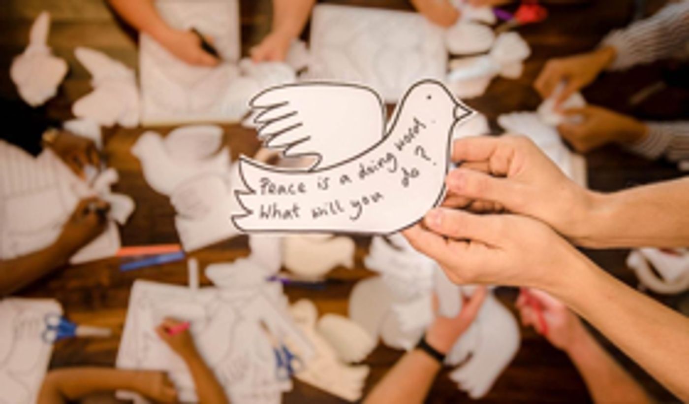 Year-Long Celebration Of Peace Launches With Unveiling Of Art Installation  Image