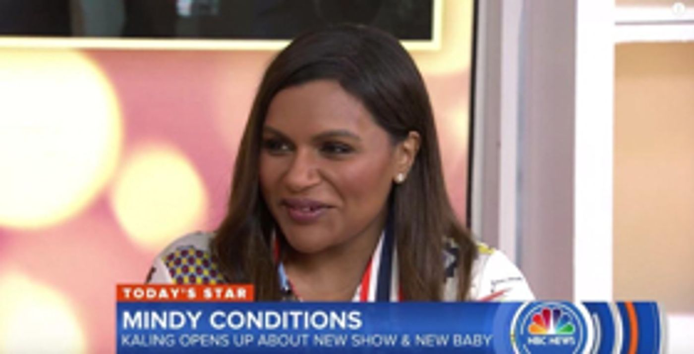 WATCH: Mindy Kailing Talks Motherhood & New Series CHAMPIONS on Today Show WATCH: Mindy Kailing Talks Motherhood & New Series CHAMPIONS on Today Show Image