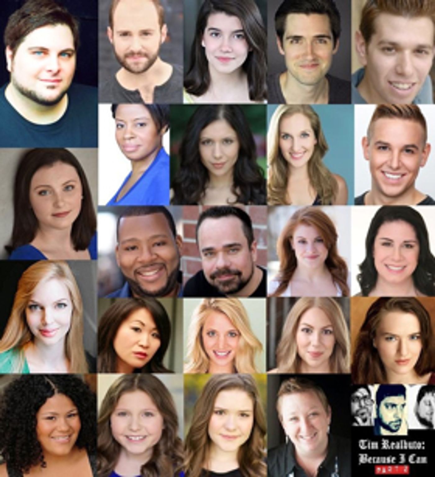 Full Cast Announced For Tim Realbuto's Because I Can: Part Two Concert  Image
