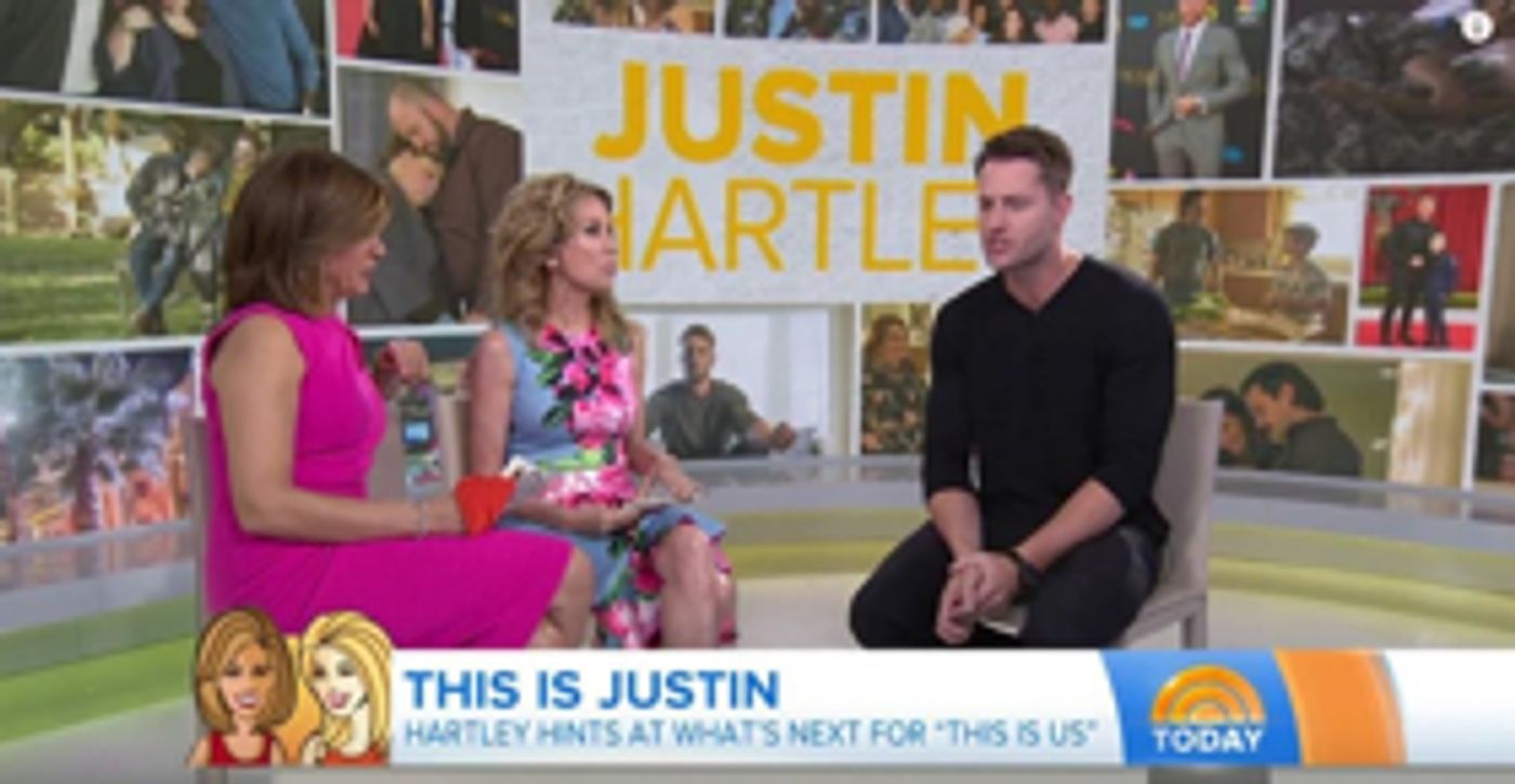 Watch: THIS IS US Star Justin Hartley Talks Hit Show & Recent Marriage On TODAY Watch: THIS IS US Star Justin Hartley Talks Hit Show & Recent Marriage On TODAY Image