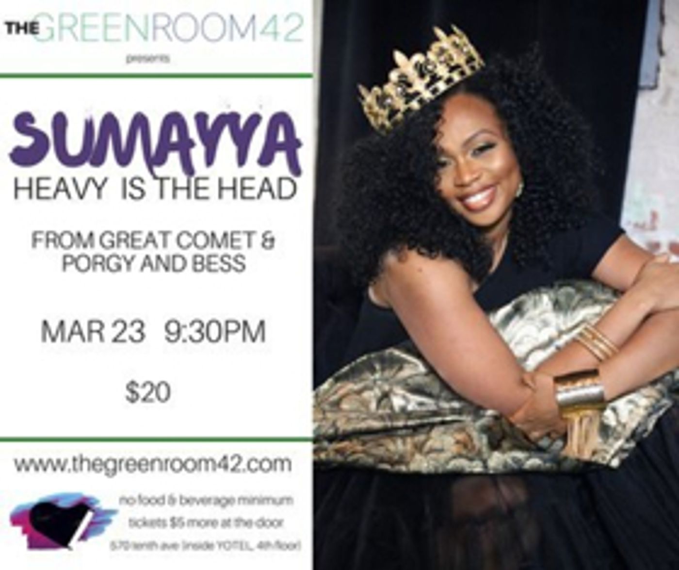 Sumayya Ali to Make Green Room 42 Debut Sumayya Ali to Make Green Room 42 Debut Image