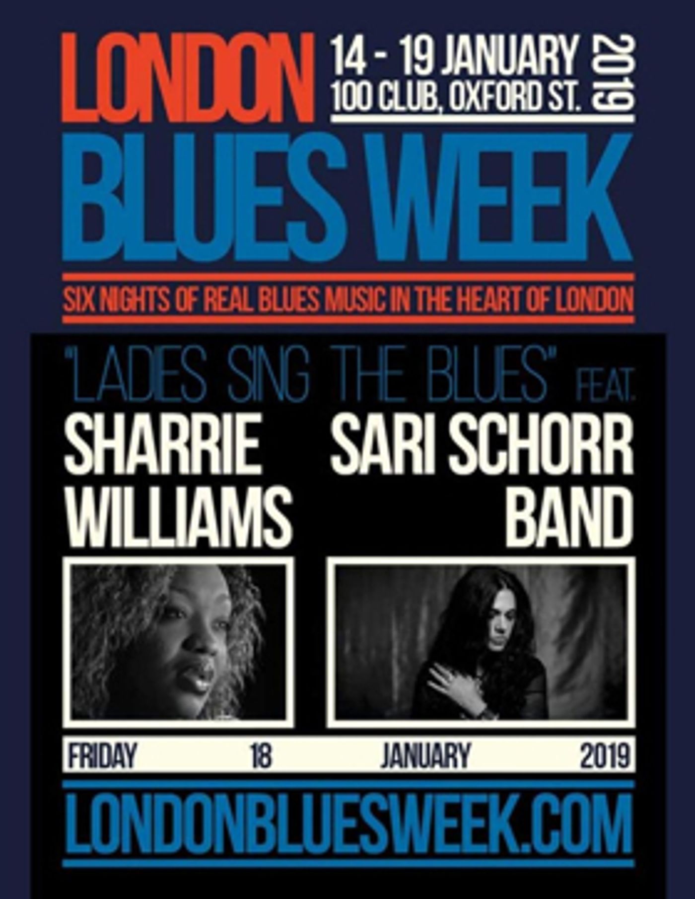 Sari Schorr to Play London's 100 Club During Blues Week  Image