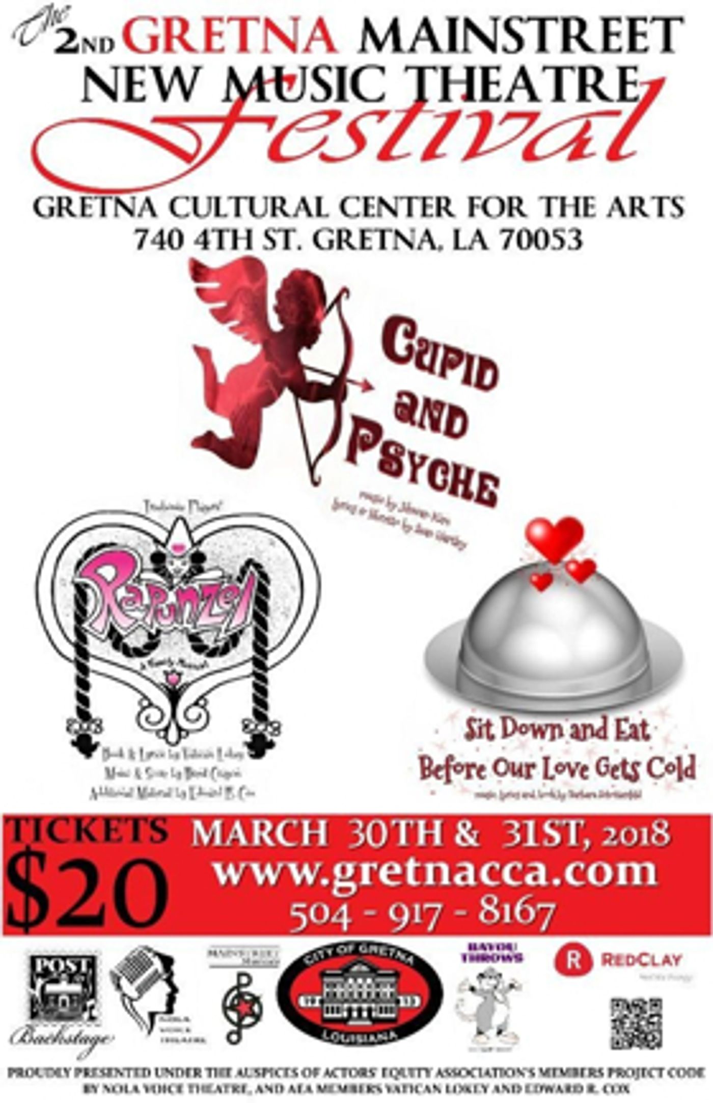 2nd Gretna Mainstreet New Musicals Festival Announced 2nd Gretna Mainstreet New Musicals Festival Announced Image