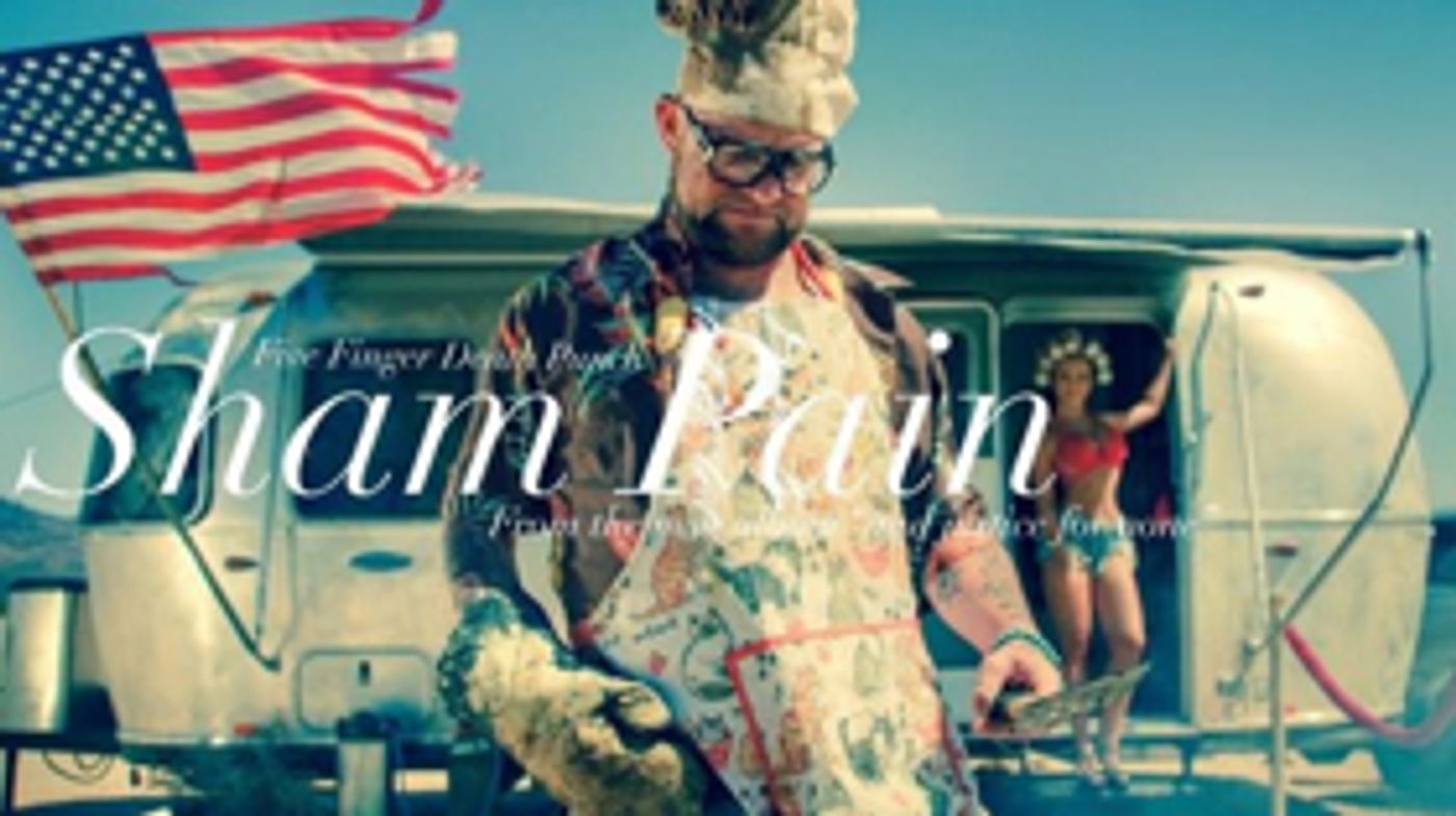 Five Finger Death Punch Unveil New Song SHAM PAIN from Upcoming AND JUSTICE FOR NONE Out May 18 Five Finger Death Punch Unveil New Song SHAM PAIN from Upcoming AND JUSTICE FOR NONE Out May 18 Image