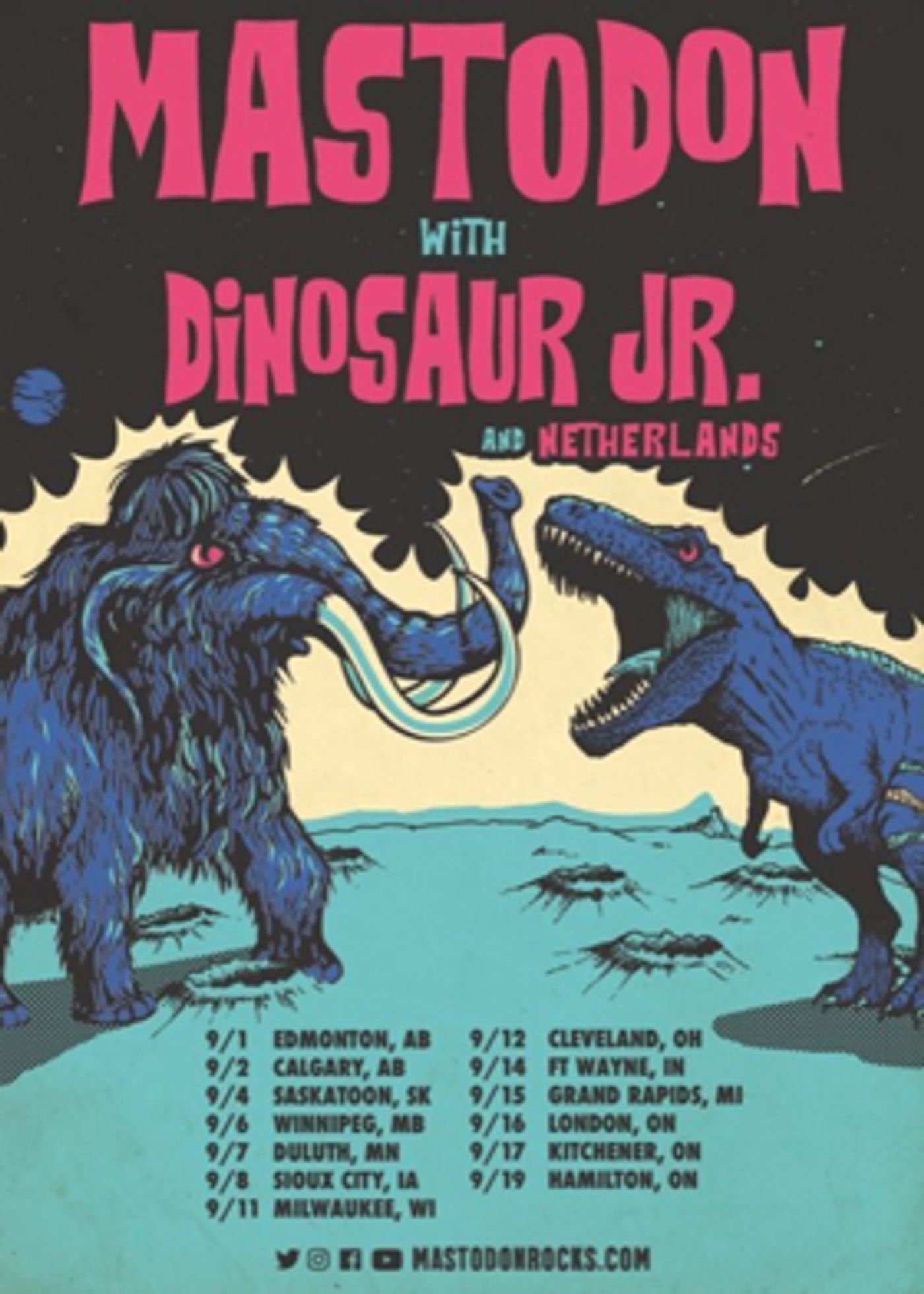 Mastodon Join Forces With Dinosaur Jr. For North American Tour Dates  Image