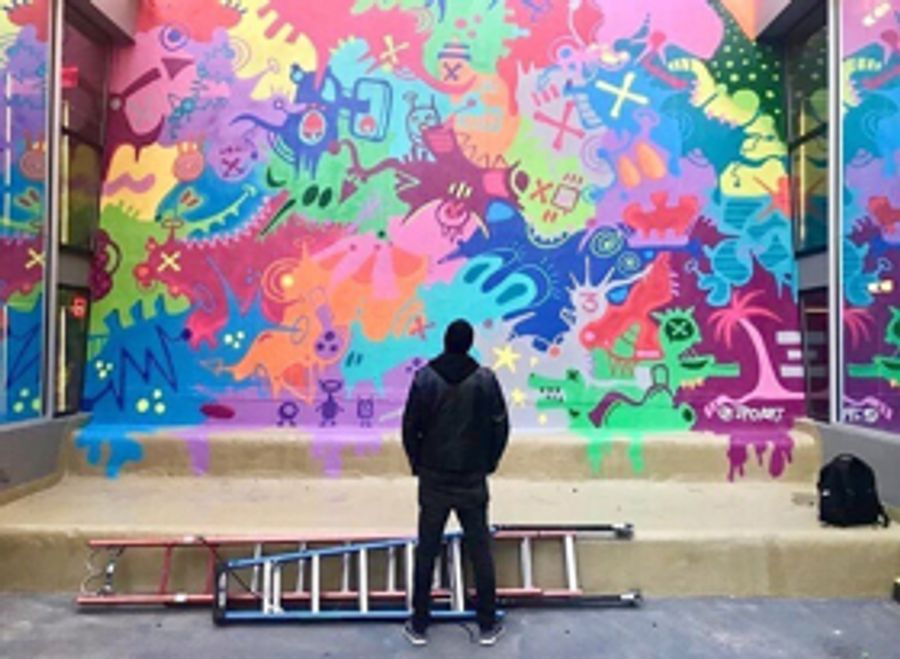 Bridgeport Native John Paul O'Grodnick Returns Home To Splash Color On Connecticut Image