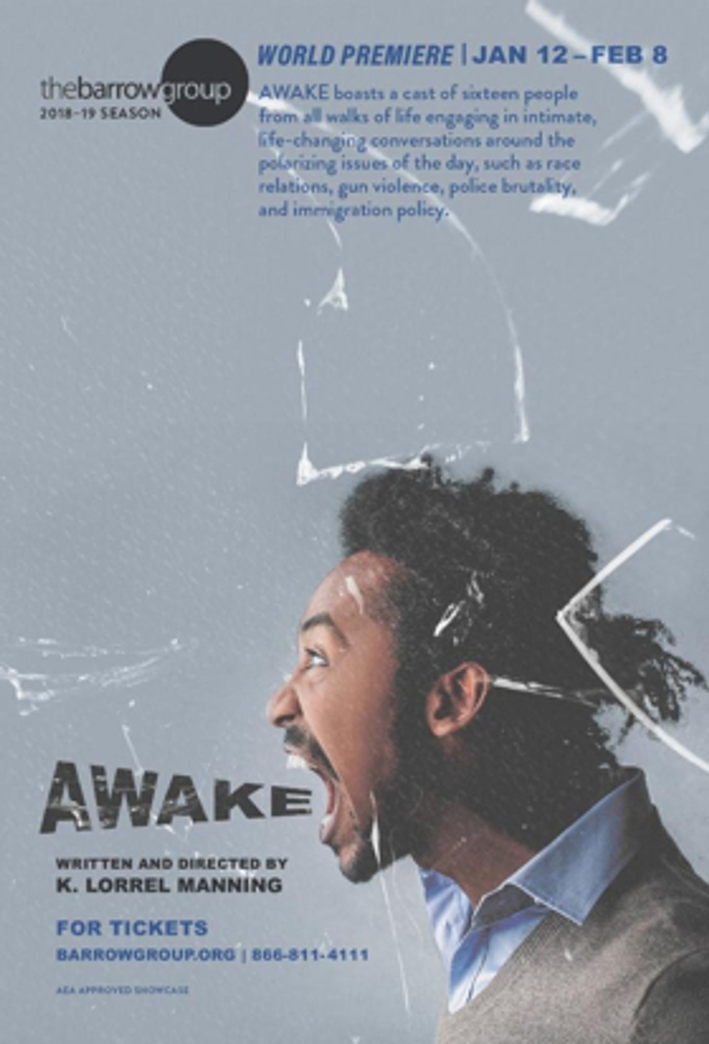 The Barrow Group Hosts the World Premiere of K. Lorrel Manning's AWAKE The Barrow Group Hosts the World Premiere of K. Lorrel Manning's AWAKE Image