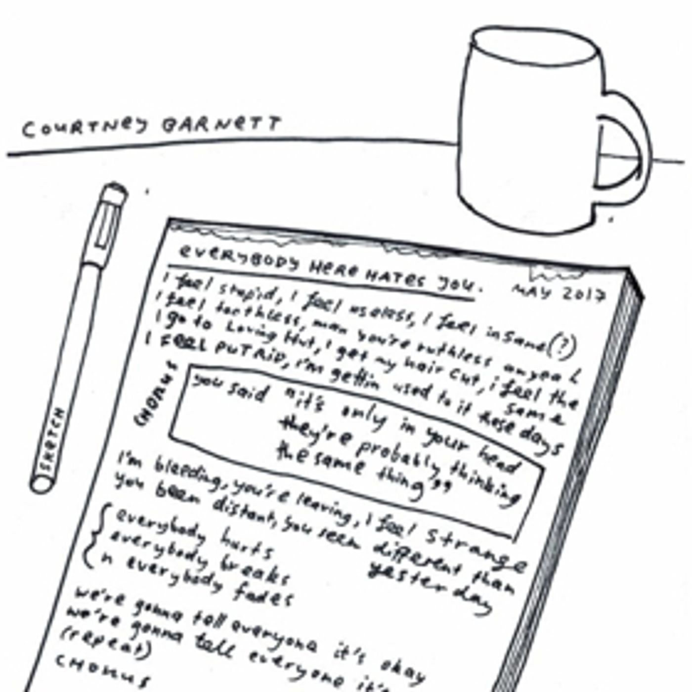 Courtney Barnett Shares Brand New Single EVERYBODY HERE HATES YOU Courtney Barnett Shares Brand New Single EVERYBODY HERE HATES YOU Image