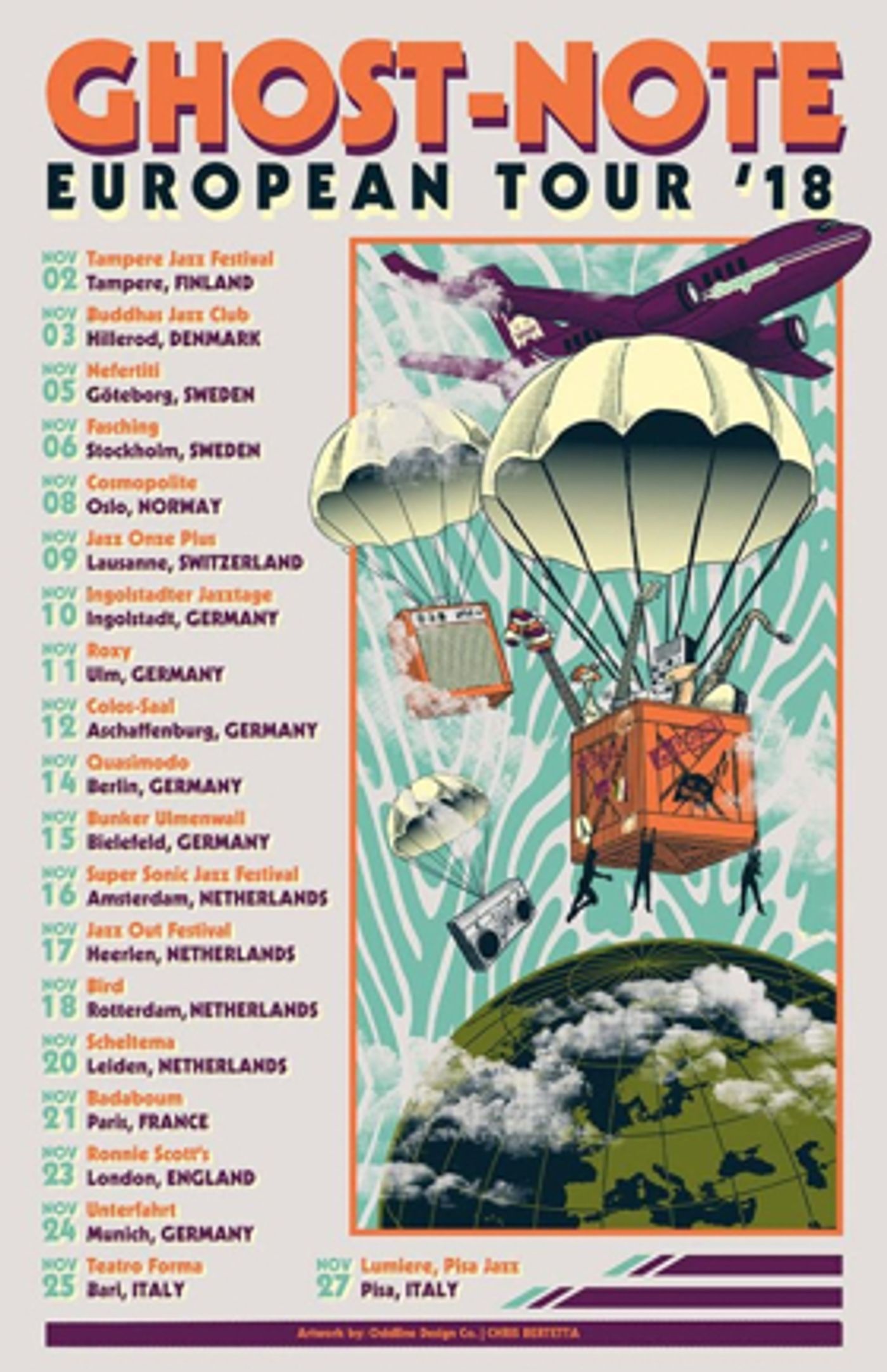 Ghost-Note Announces First-Ever European Tour Ghost-Note Announces First-Ever European Tour Image