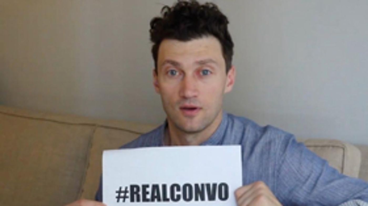 VIDEO: Bryce Pinkham Has a #RealConvo About Suicide Prevention and Mental Health  Image