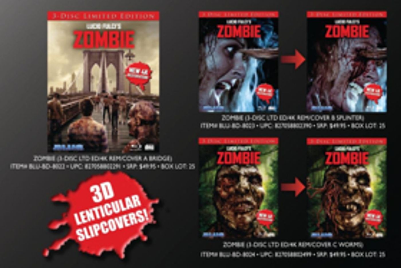 ZOMBIE 40th Anniversary Limited Edition, New 4K Restoration  Image