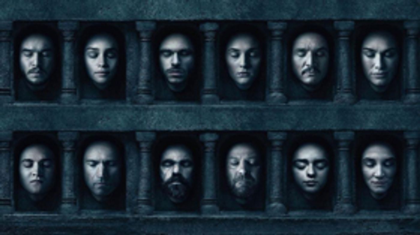 Classic Stills Announces The Release of Hall Of Faces GAME OF THRONES Fine Art Prints  Image